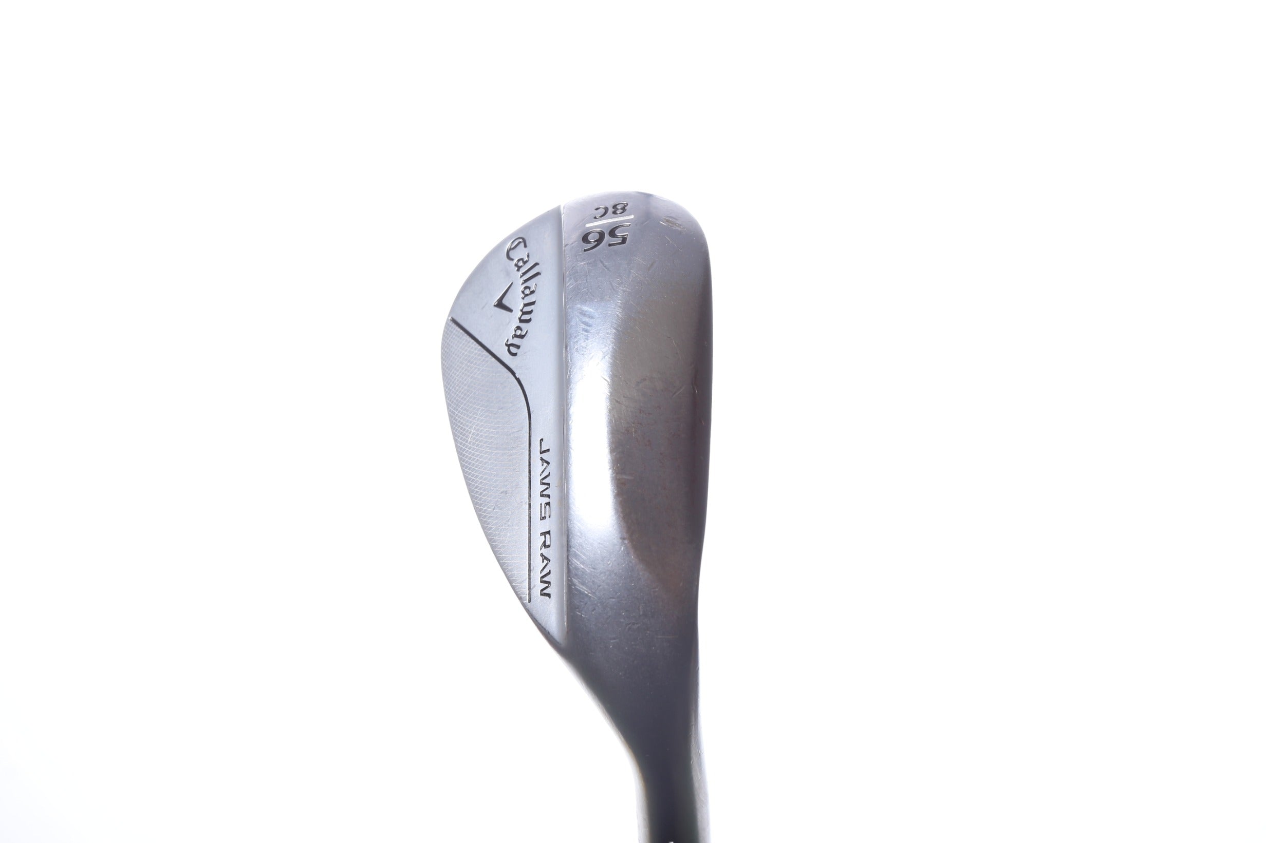 Used Callaway JAWS Raw Chrome Sand Wedge - Right-Handed - 56 Degrees - Wedge Flex-Next Round