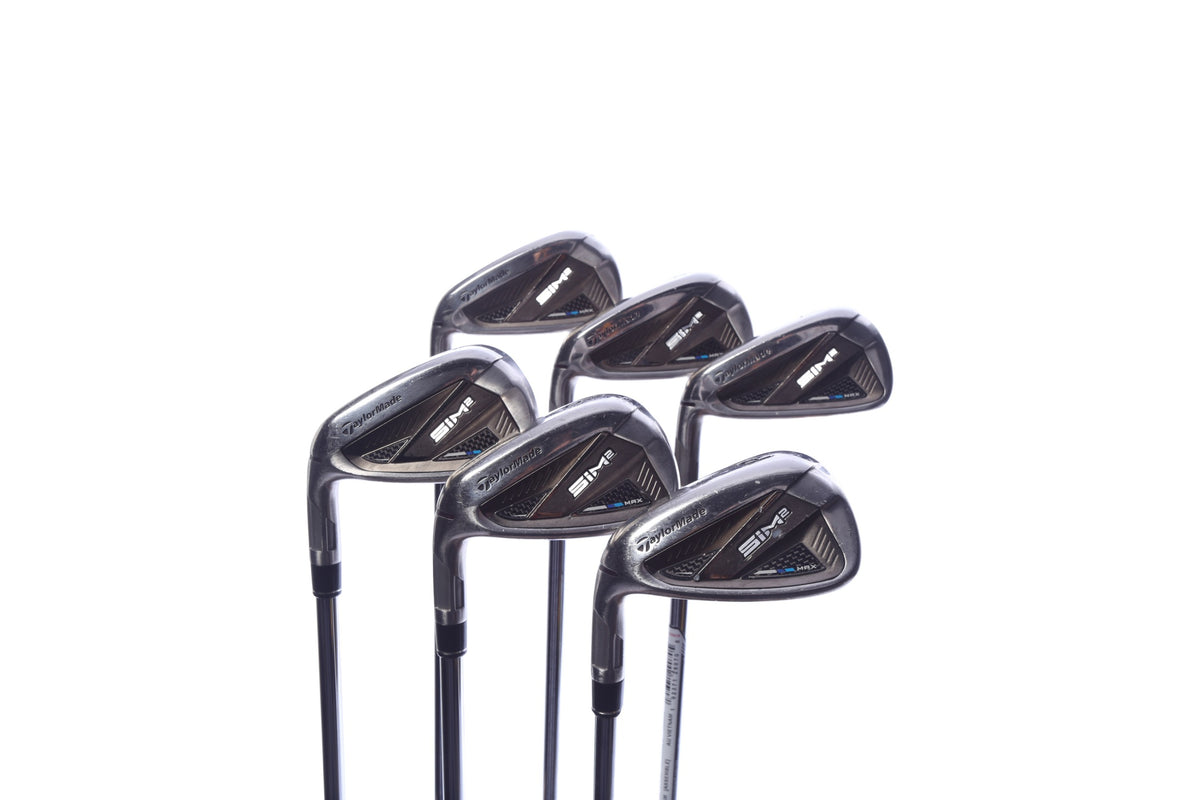 Used TaylorMade SIM2 MAX Iron Set - Left-Handed - 5-PW - Regular Flex