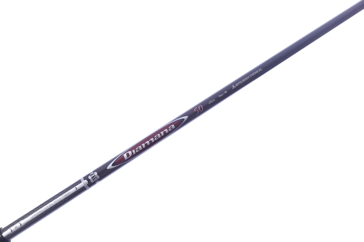 Used Mitsubishi Diamana M+ Driver Shaft Regular Flex Graphite - 44 in - Mizuno Adapter