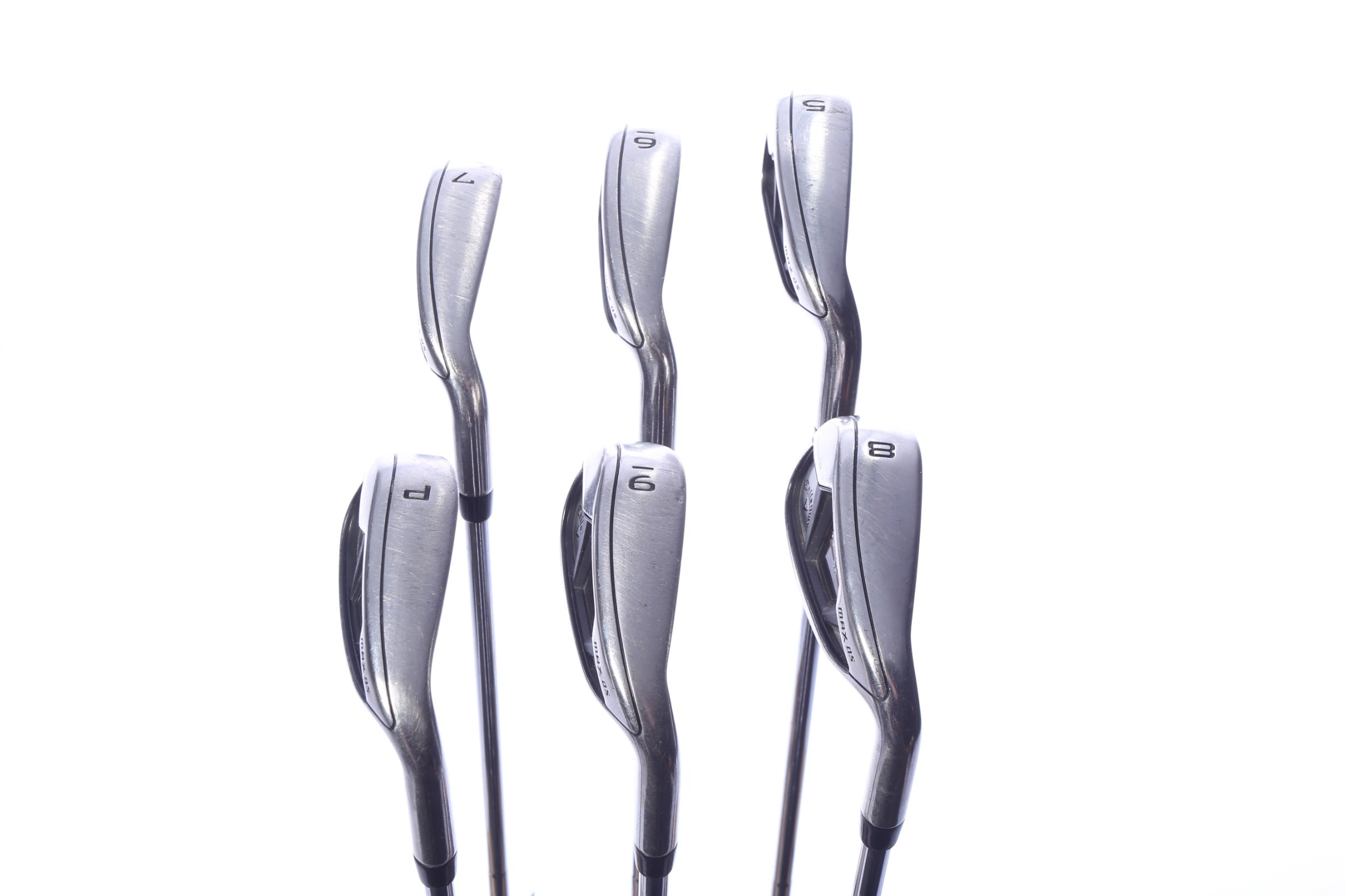 Used Callaway Rogue ST MAX OS Iron Set - Right-Handed - 5-PW - Stiff Flex