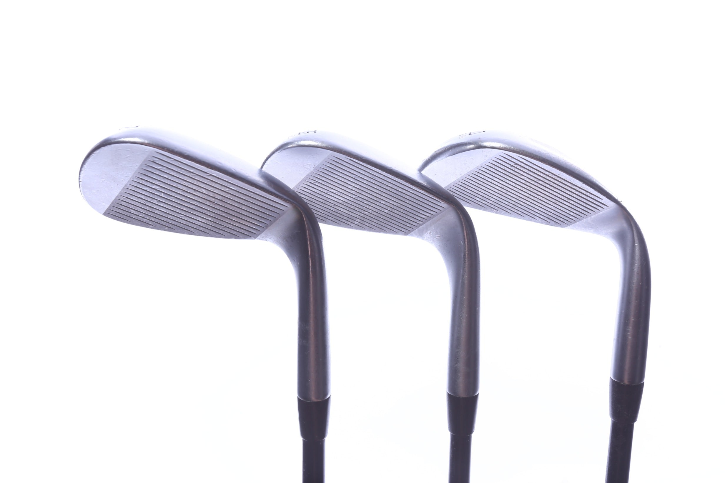 Used Ping s159 Chrome Wedge Set - Left-Handed - 52*, 56*, 60* - Soft Regular Flex