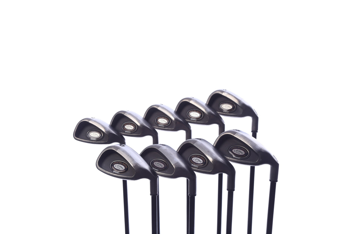 Used Callaway Great Big Bertha Tungsten Ti Iron Set - Right-Handed - 3-PW, AW - Regular Flex-Next Round