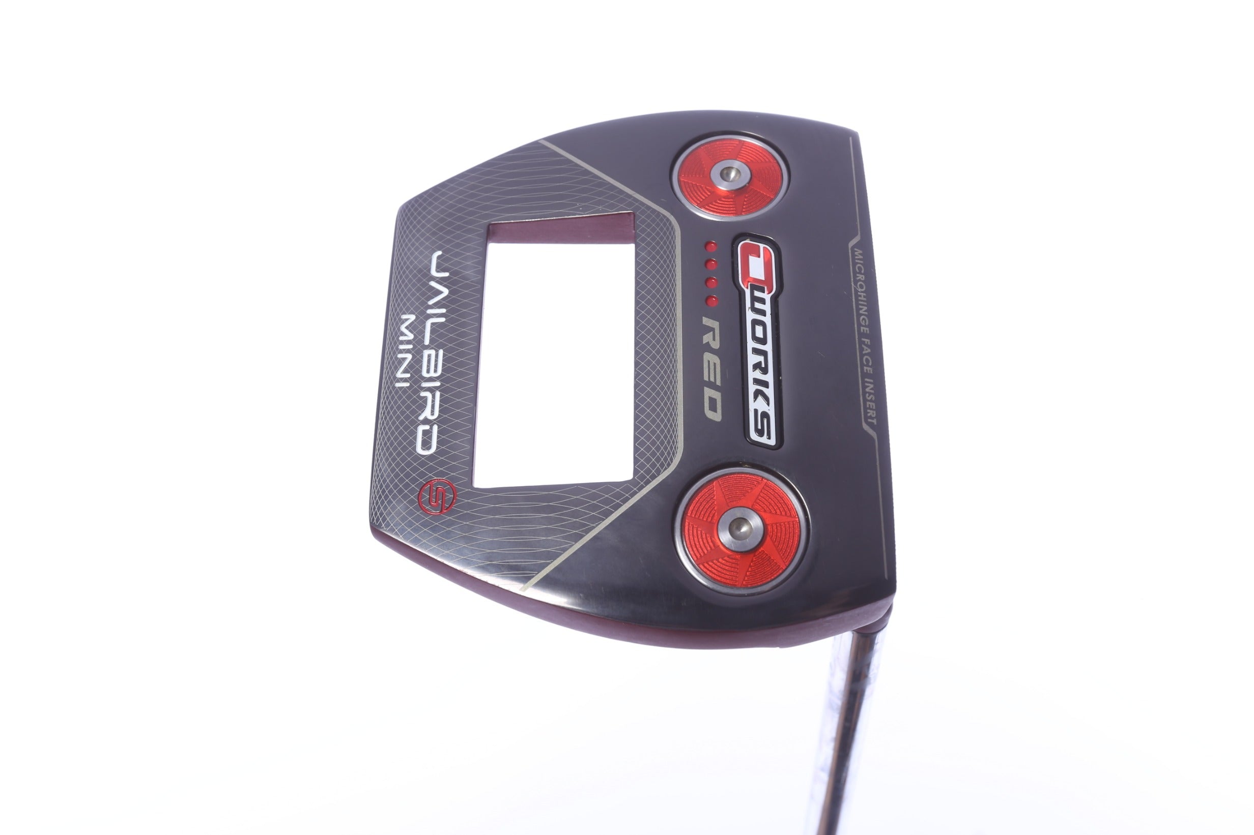 Used Odyssey O-Works Red Jailbird Mini S Putter - Right-Handed - 35 in - Mallet-Next Round