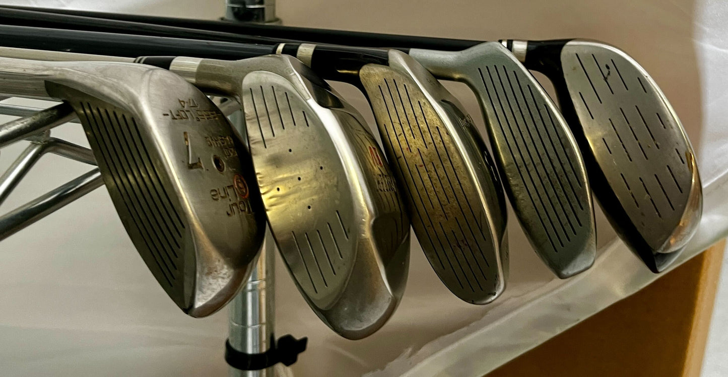 Wholesale Lot of 50 Golf Clubs - Assorted Fairway Woods & Hybrids-Next Round