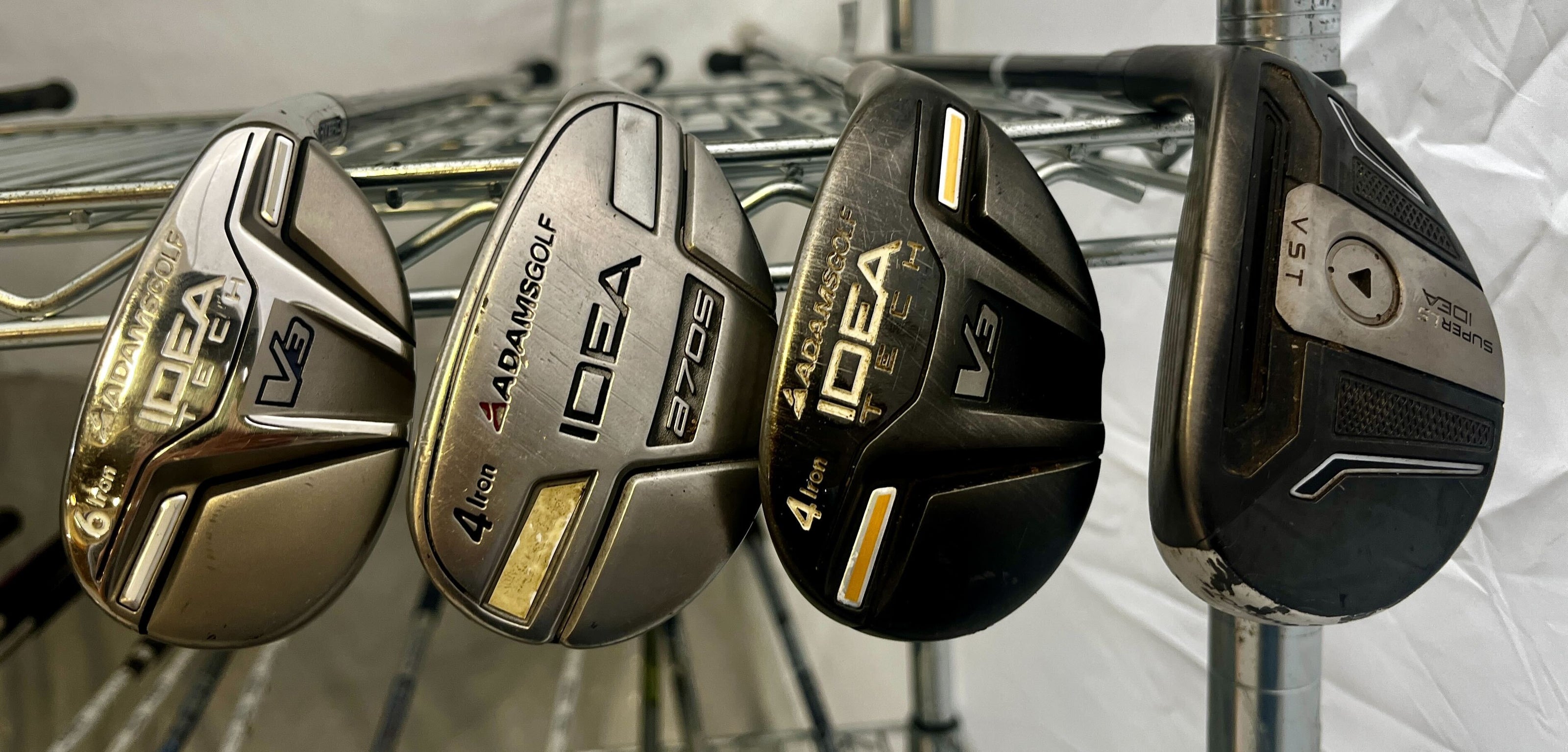 Wholesale Lot of 40 Golf Clubs - Adams & Cobra Hybrids-Next Round