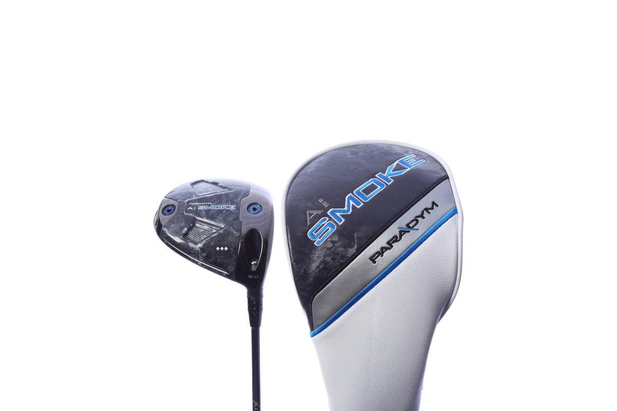 Used Callaway Paradym Ai Smoke Triple Diamond Driver - 9 Degrees - Stiff Flex Project X Denali Black - Right-Handed