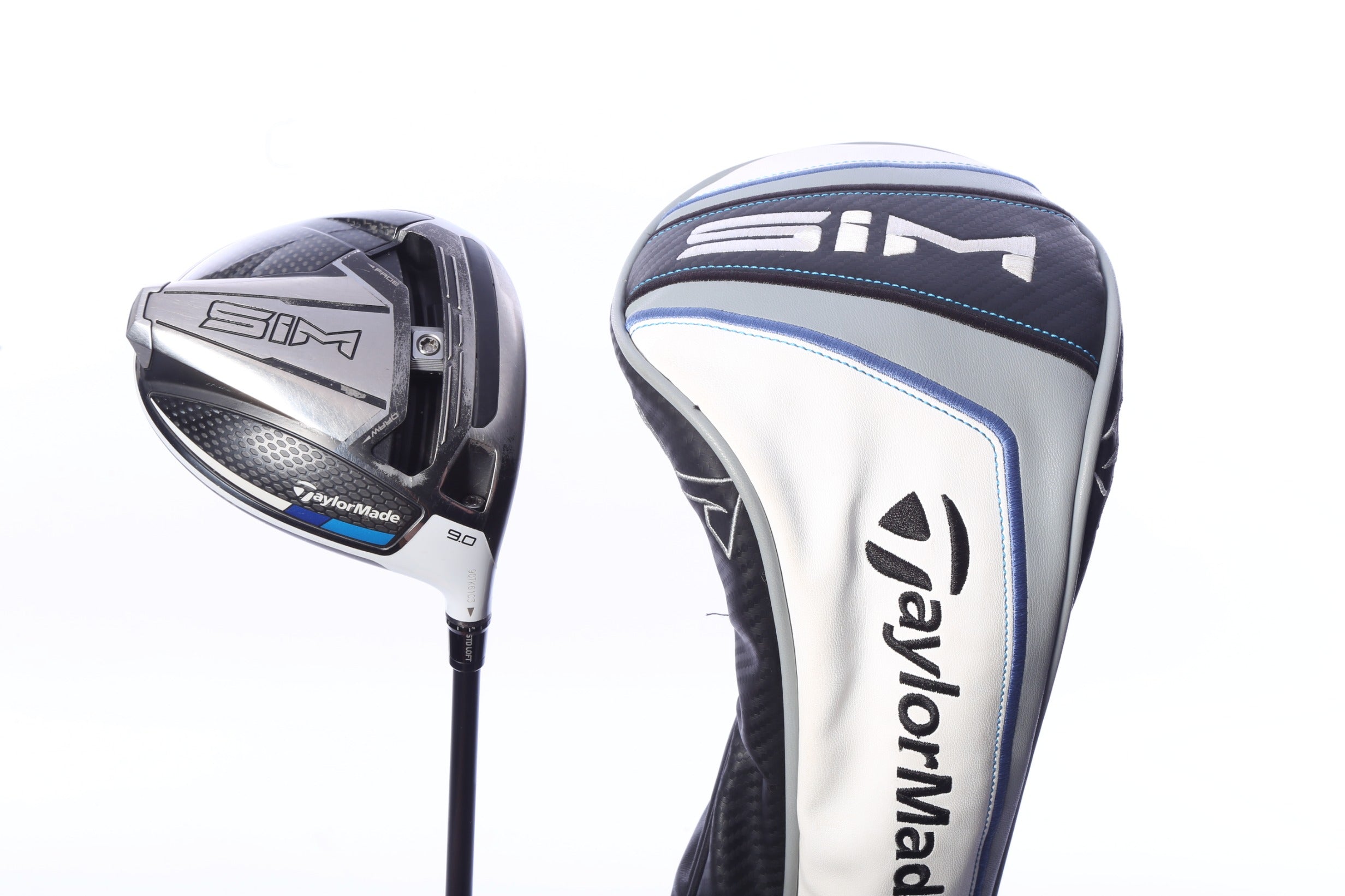 Used TaylorMade SIM Driver - 9 Degrees - Extra Stiff Flex Mitsubishi Rogue 110 MSI - Right-Handed