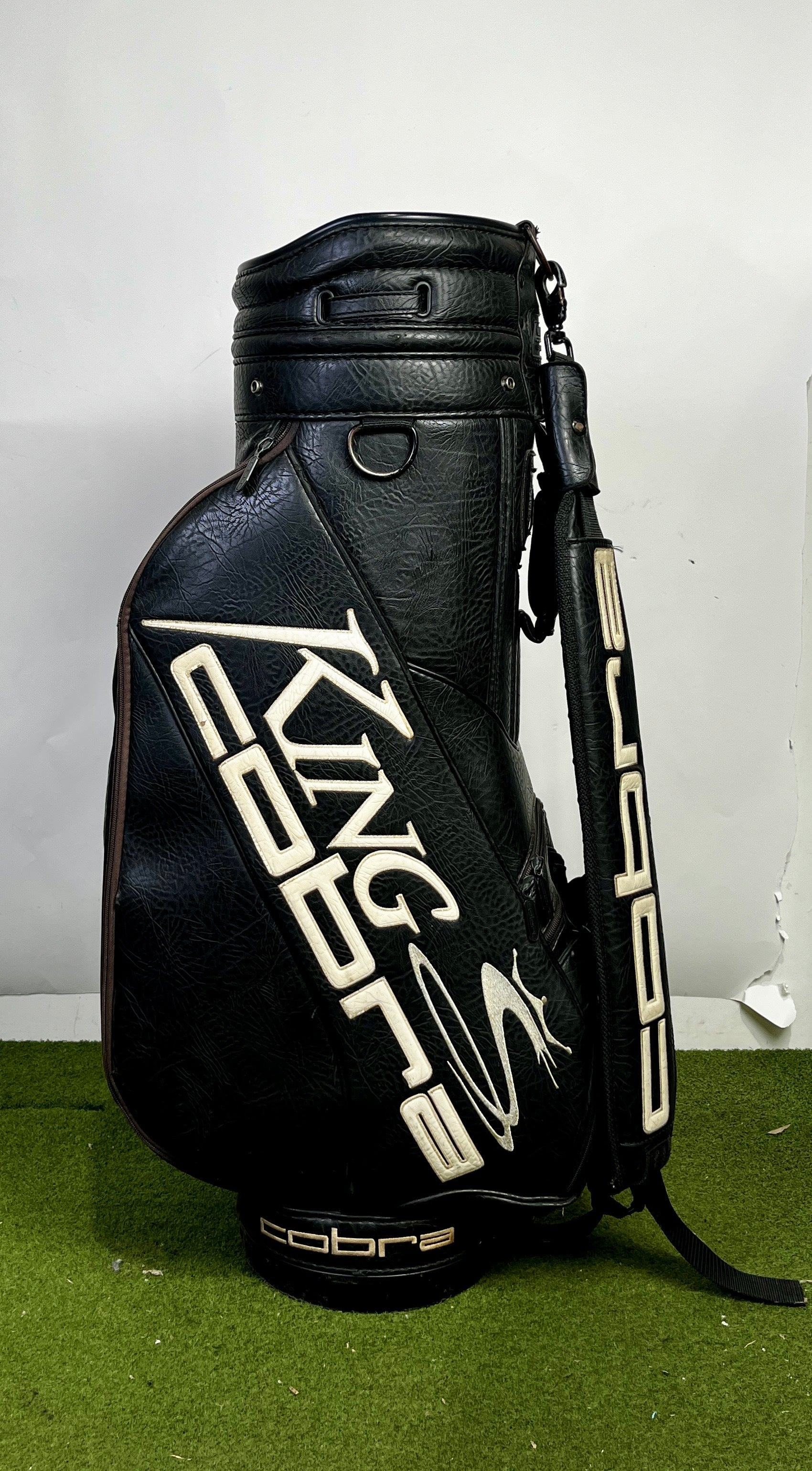 King Cobra Staff Bag - 6 Dividers 6 Pockets- Black and White-Next Round