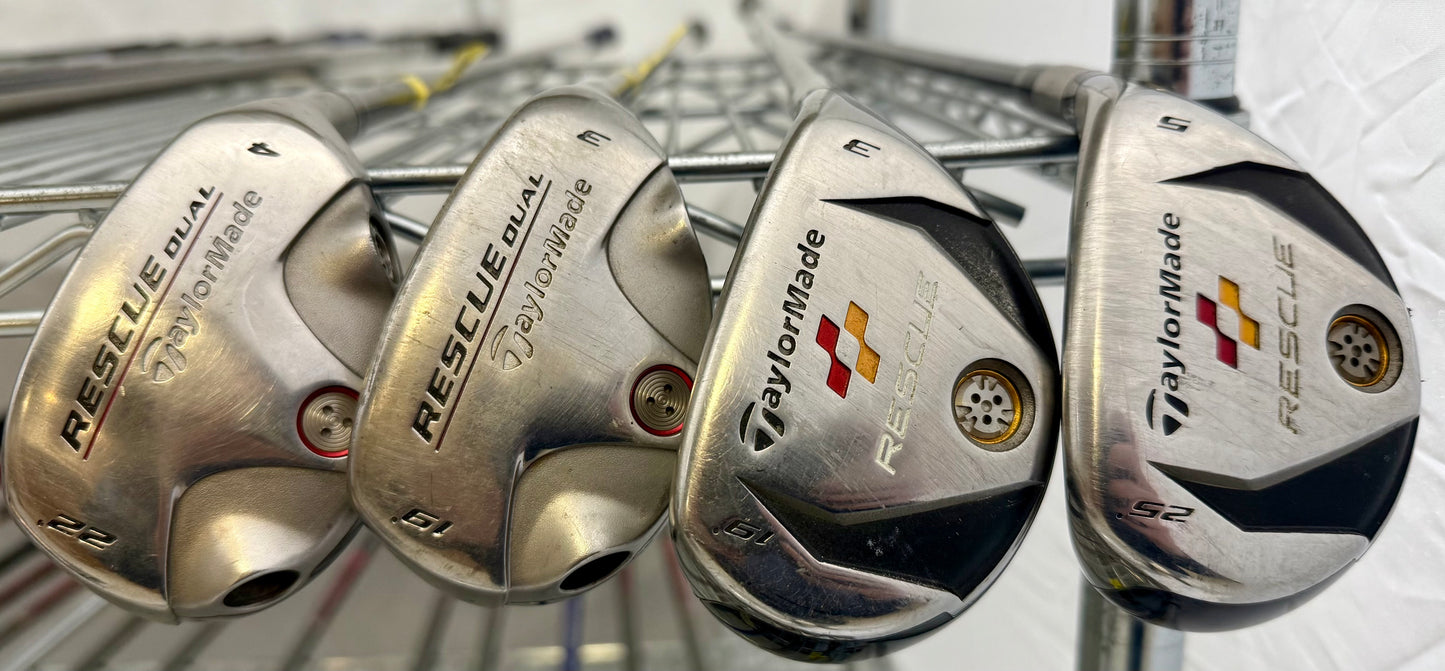 Wholesale Lot of 40 Golf Clubs - TaylorMade Rescue Dual & Rescue Hybrids-Next Round