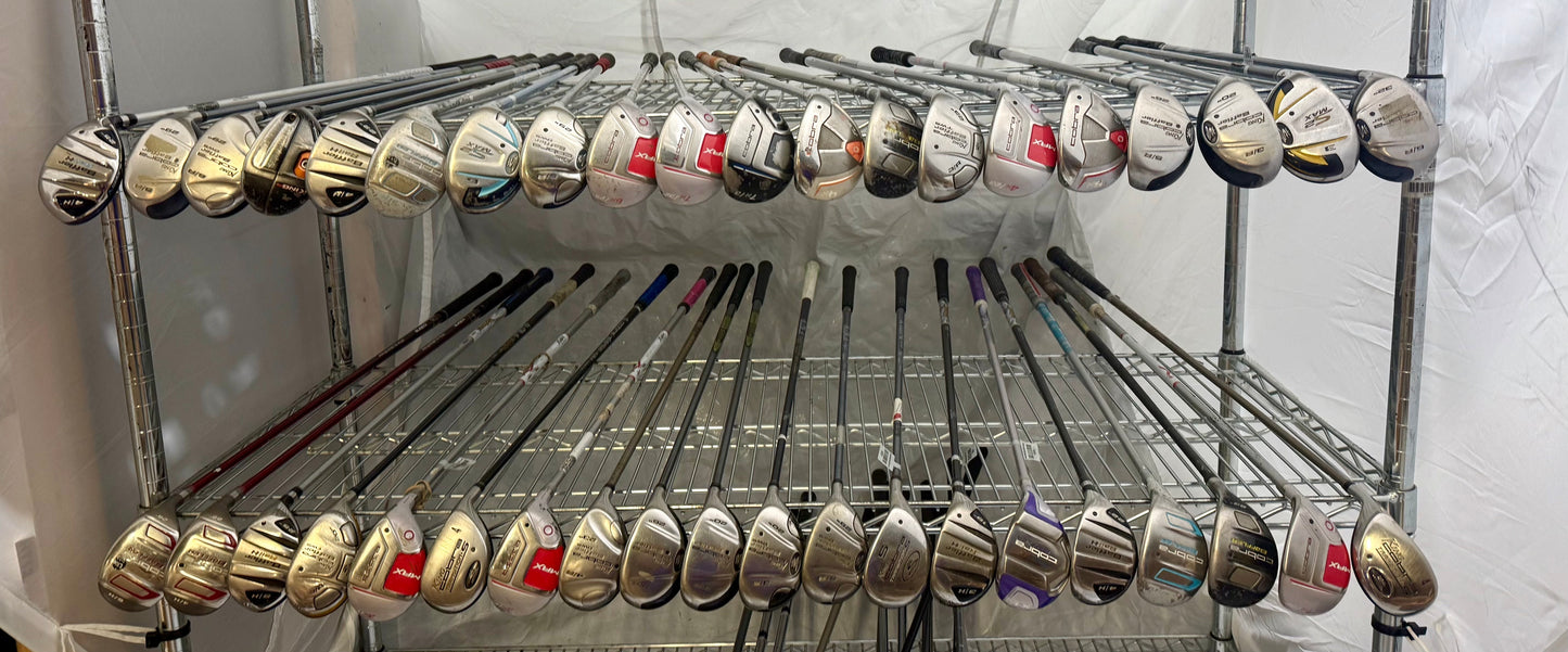 Wholesale Lot of 40 Golf Clubs - Cobra Baffler Hybrids-Next Round