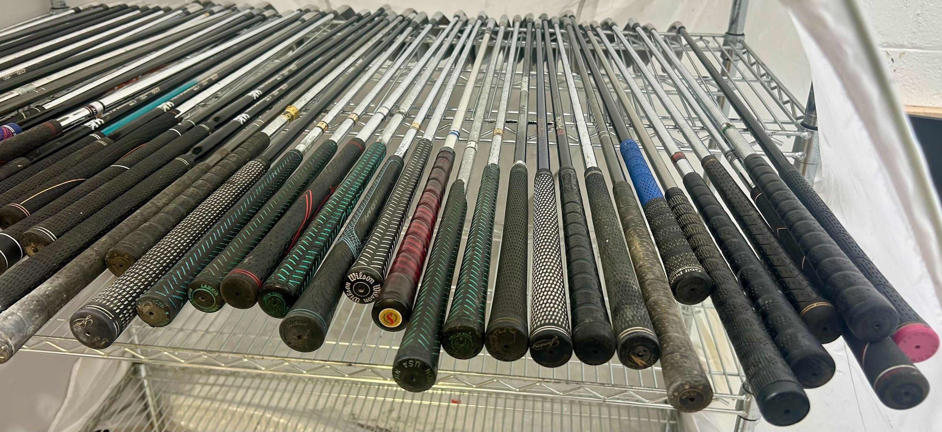 Wholesale Lot of 50 Golf Clubs - Left and Right-Handed Wilson Assorted Irons-Next Round