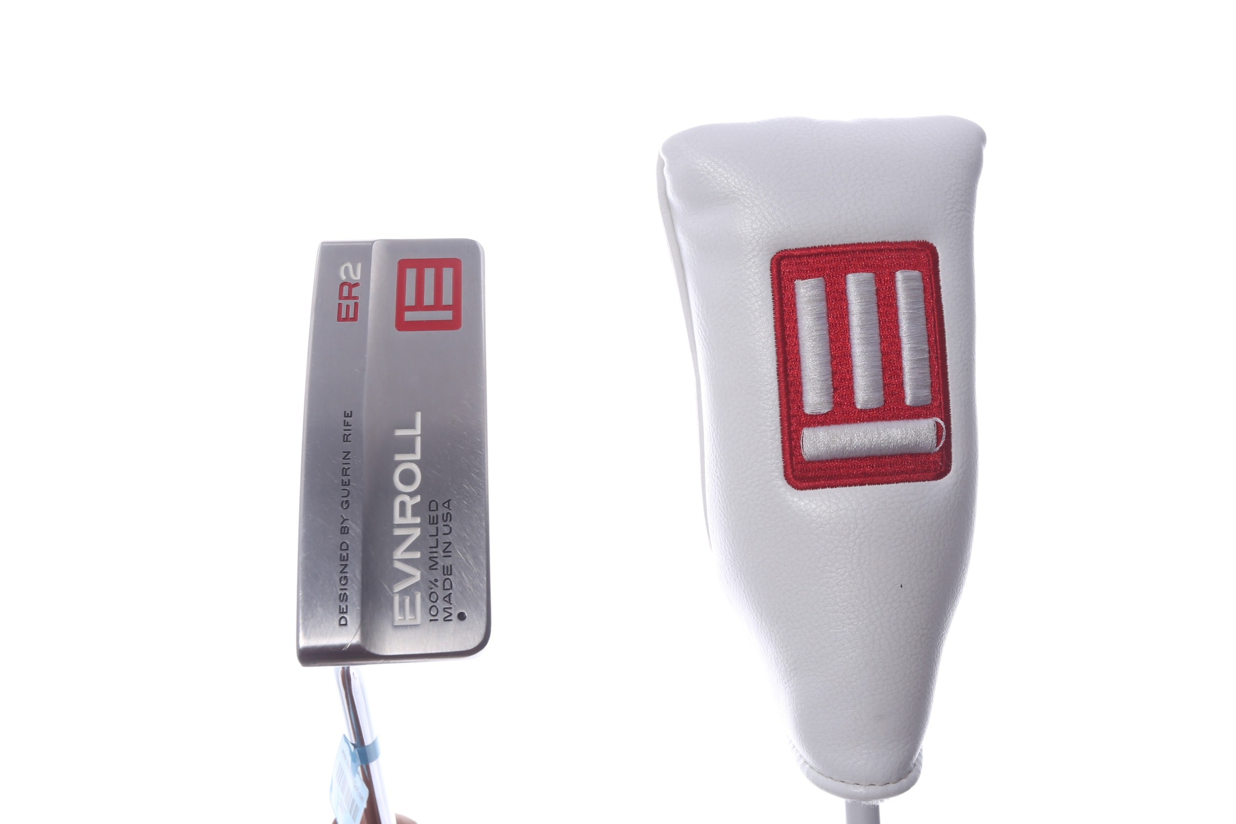 Used Evnroll ER2 MidBlade Red Gravity Putter - Right-Handed - 35 in - Mid-mallet-Next Round
