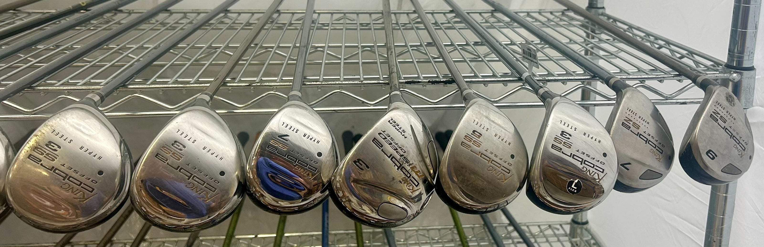 Wholesale Lot of 30 Golf Clubs - ALL Right-Handed - Cobra Speed Offset Woods-Next Round
