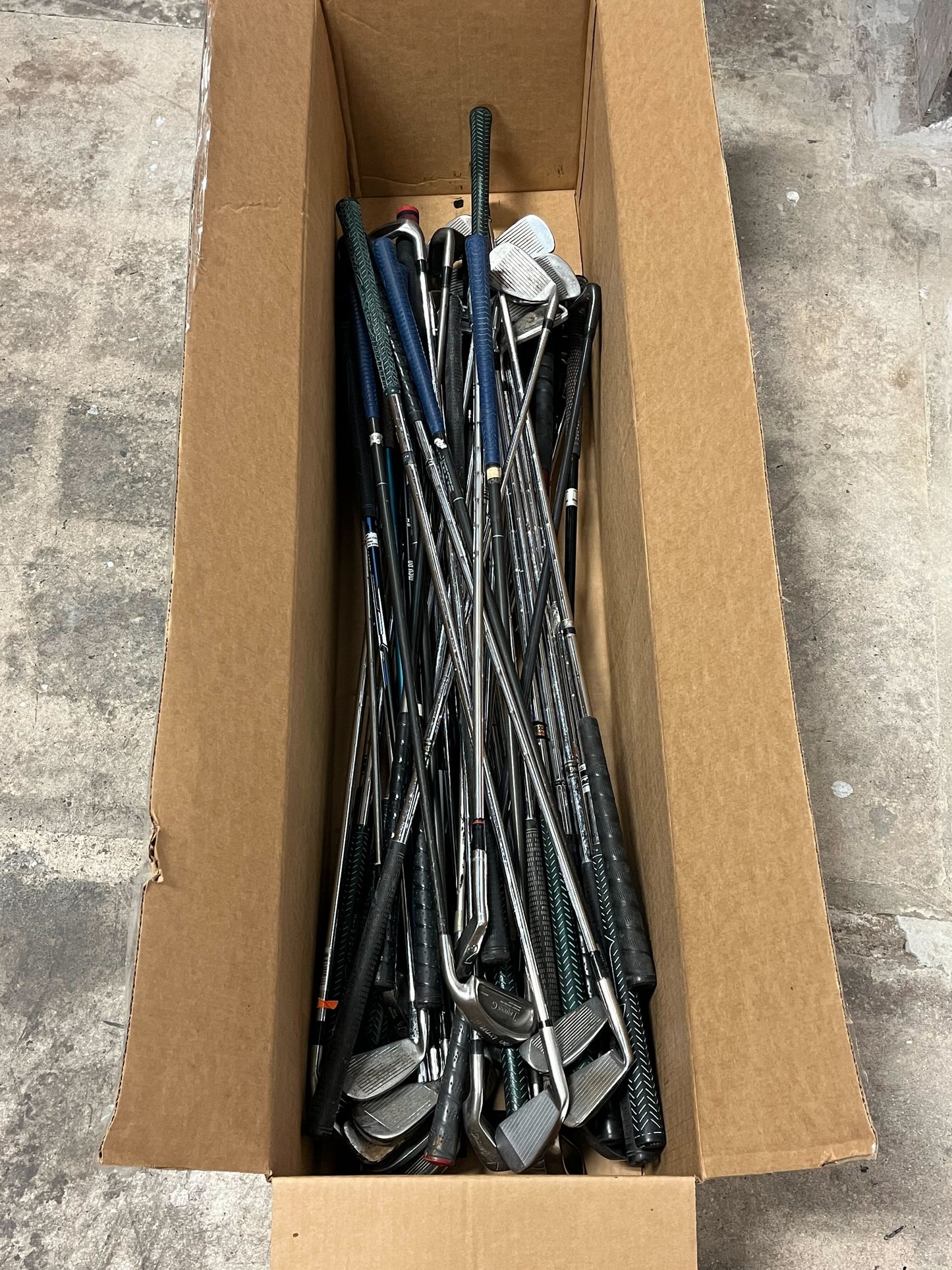 Wholesale Lot of 50 Single Irons (Wilson, MacGregor, Ben Hogan, etc)-Next Round