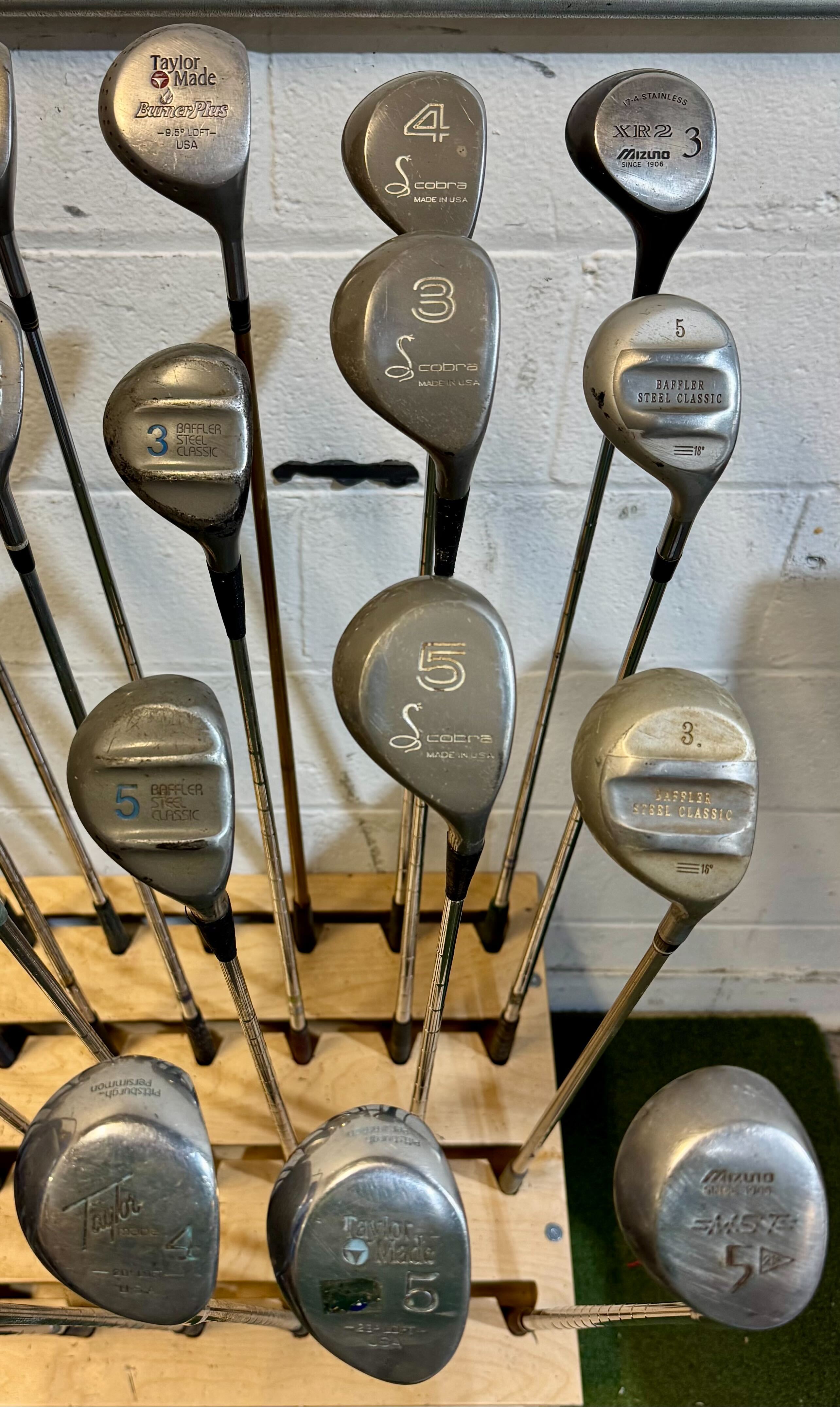 Wholesale Lot of 40 Golf Clubs - Assorted Fairway Woods-Next Round