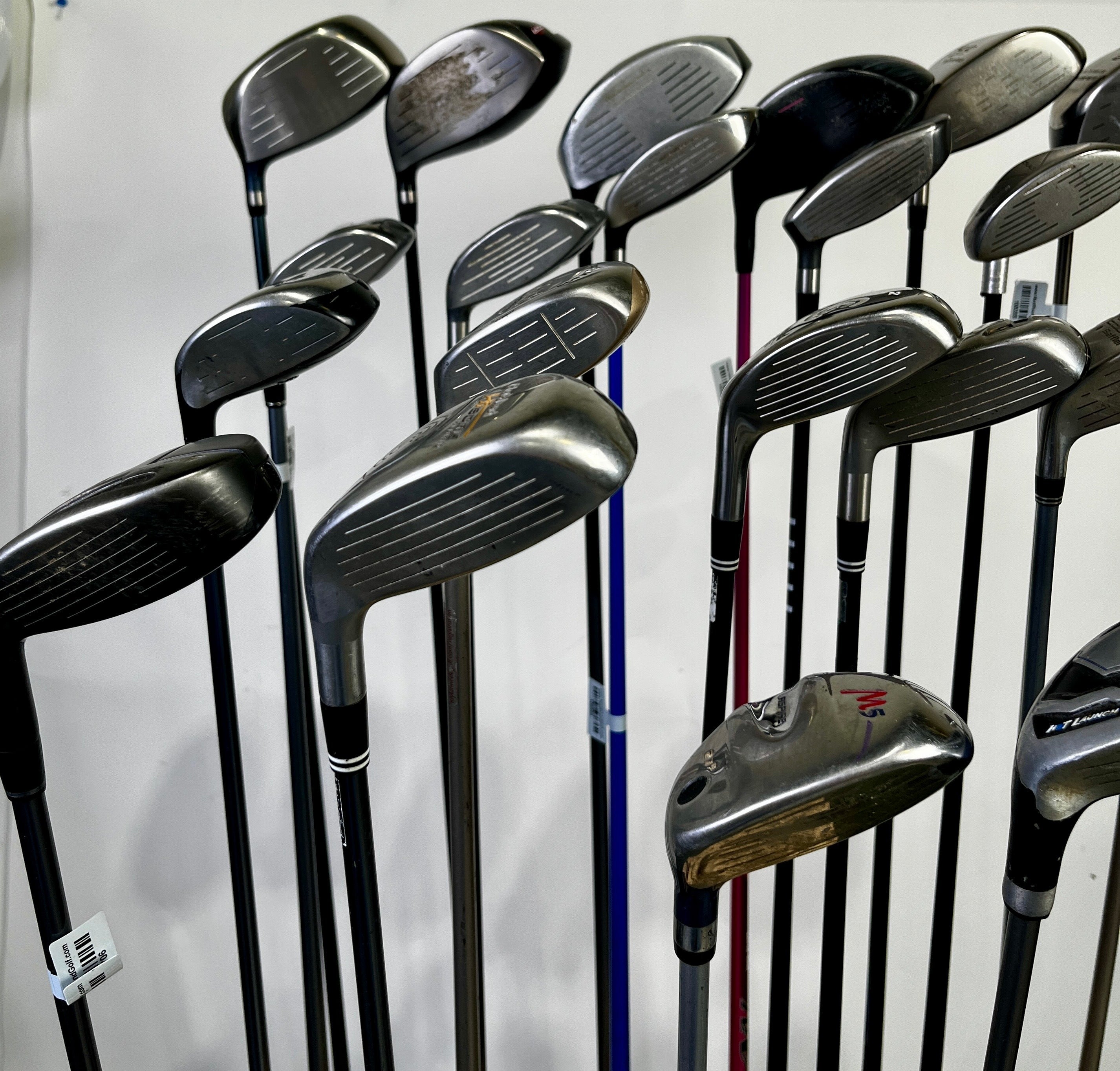 Wholesale Lot of 24 Drivers, Fairway Woods, and Hybrids. Assorted Brands.-Next Round