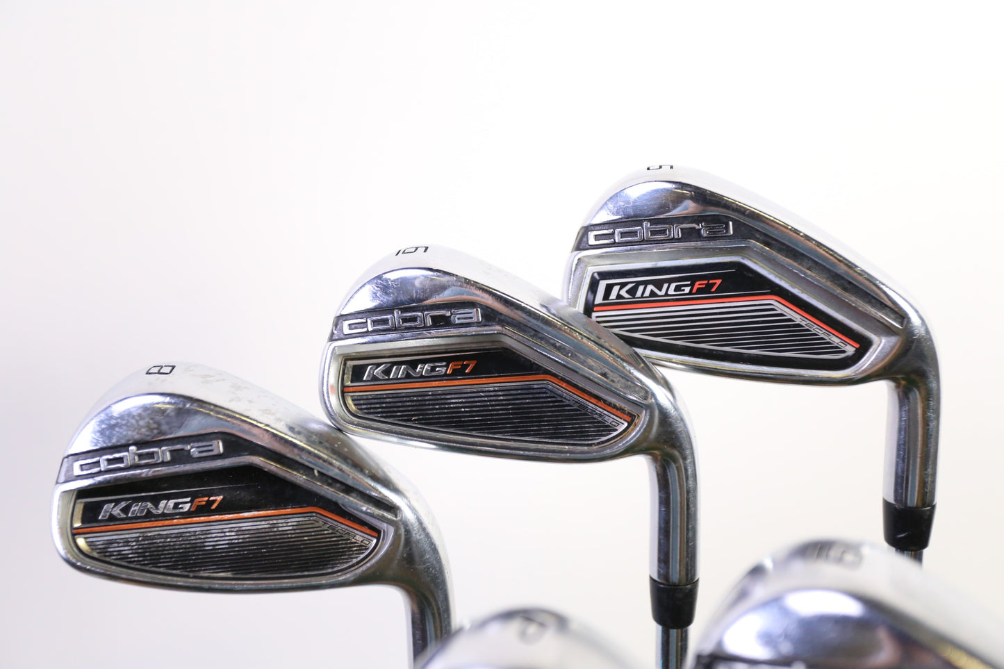 Used Cobra King F7 Iron Set - Right-Handed - 5-6, 8-GW - Stiff Flex-Next Round