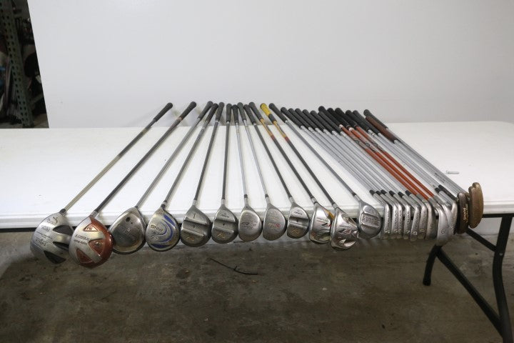 Wholesale Lot of 25 Golf Clubs - Men's Flex - Right-Handed-Next Round