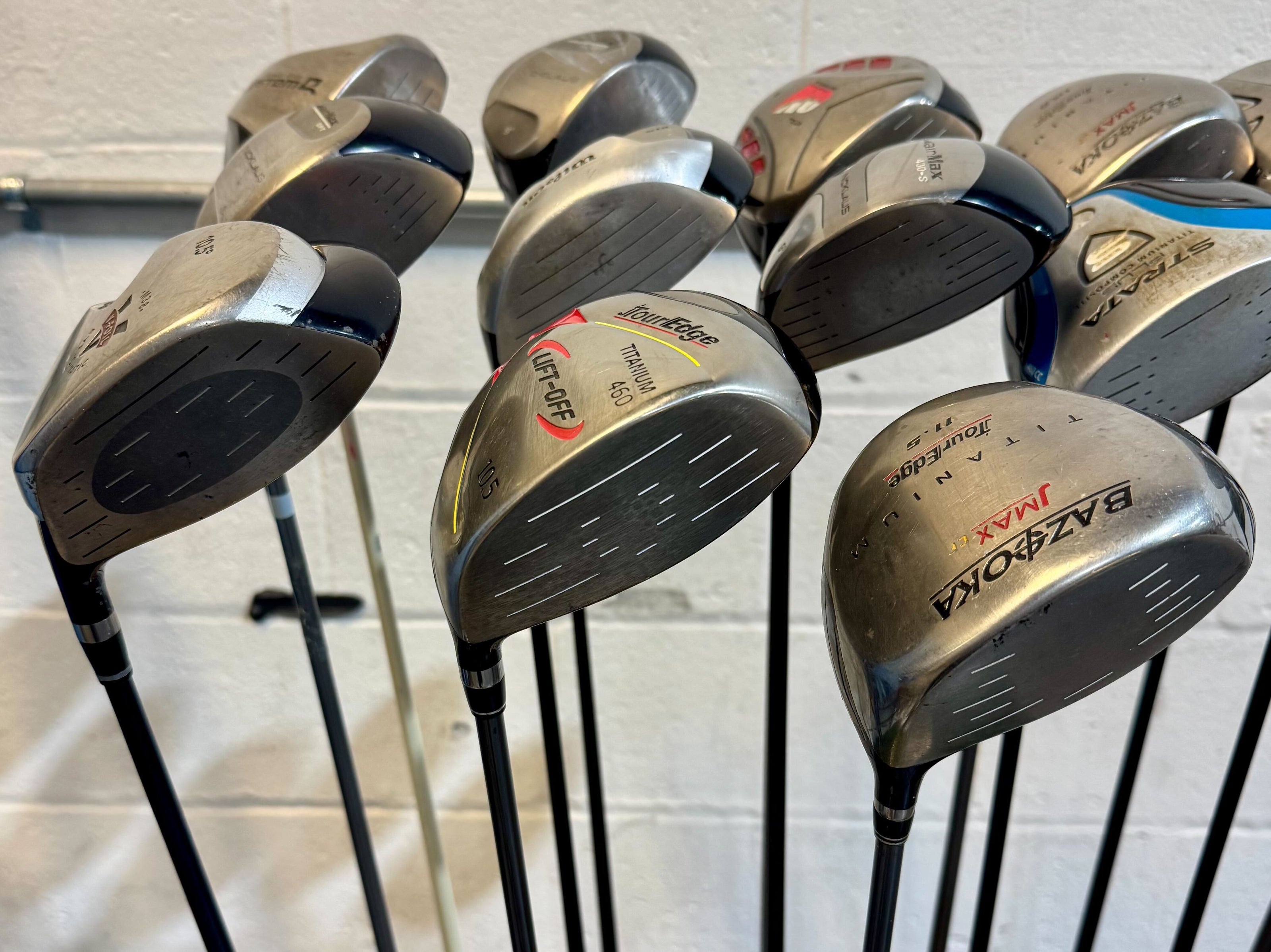 Wholesale Lot of 15 Golf Clubs - Assorted Drivers