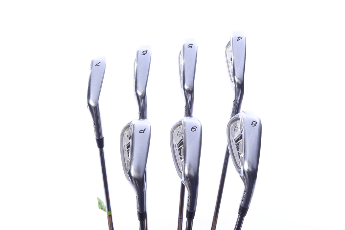 Used TaylorMade 2009 Tour Preferred Iron Set - Right-Handed - 4-PW - Stiff Flex