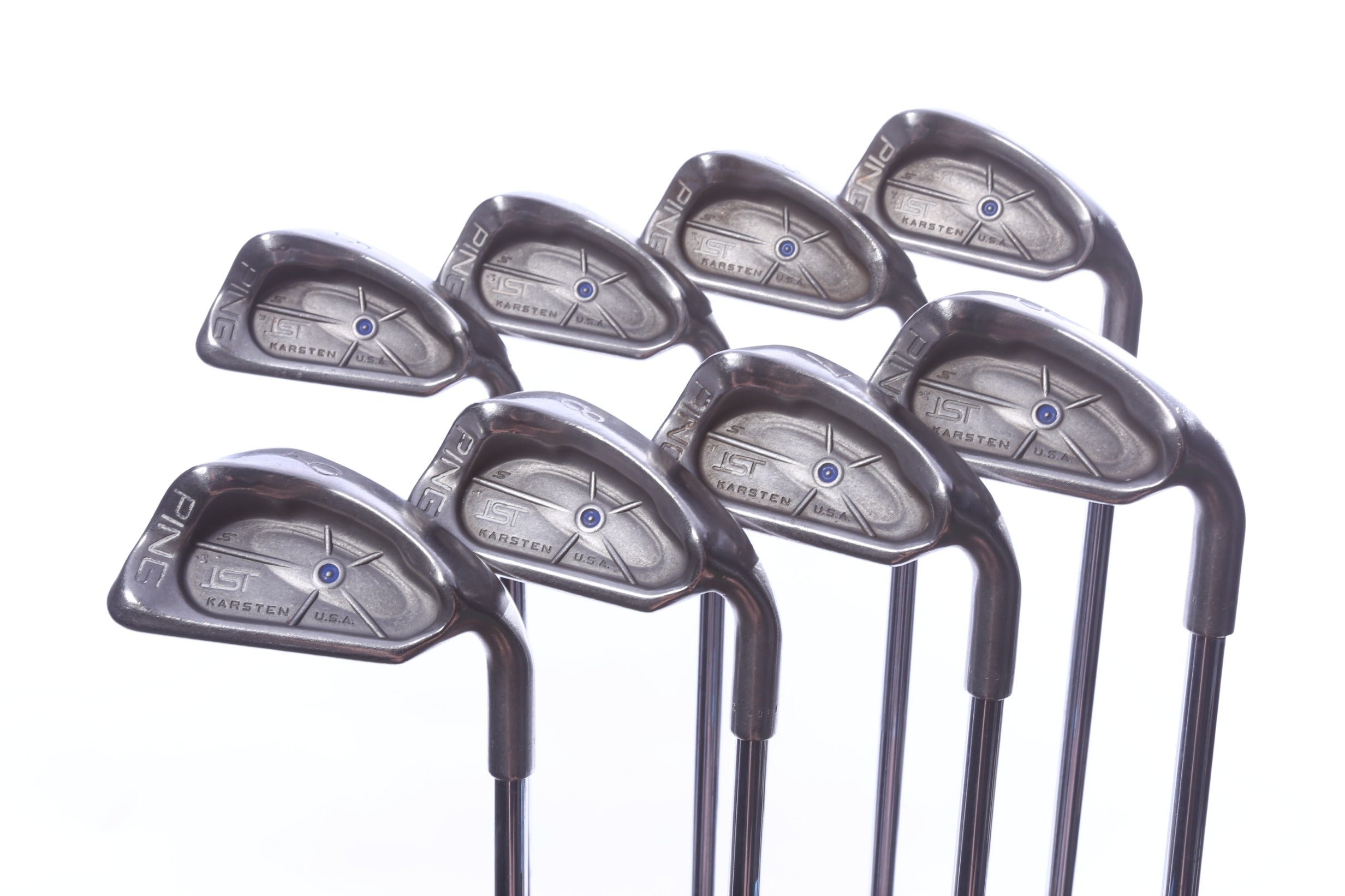 Used Ping ISI K Nickel Iron Set - Right-Handed - 2-9 - Stiff Flex-Next Round