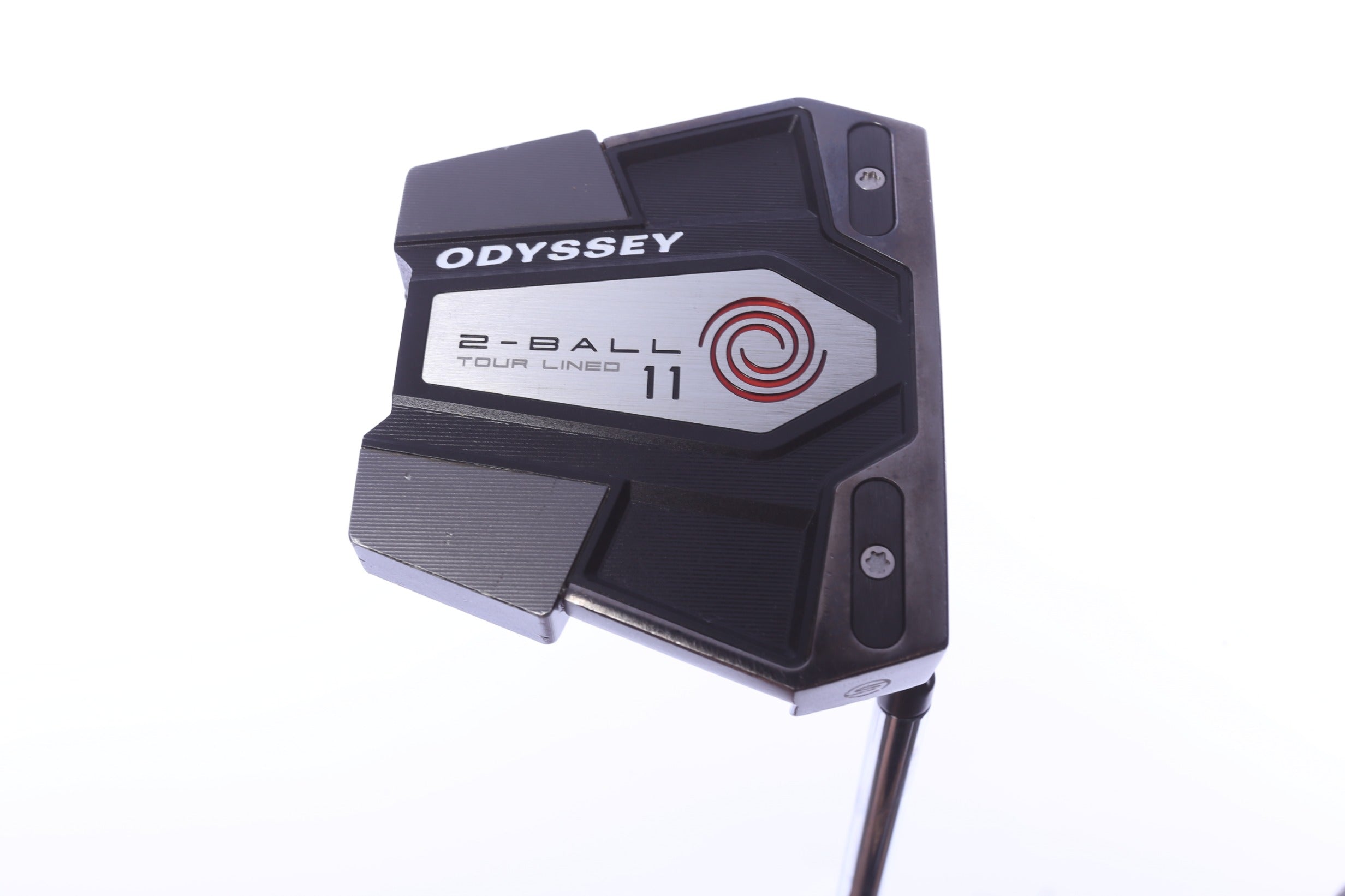 Used Odyssey Eleven 2-Ball Tour Lined S Red Stroke Lab PSTL Putter - Right-Handed - 34 in - Mallet
