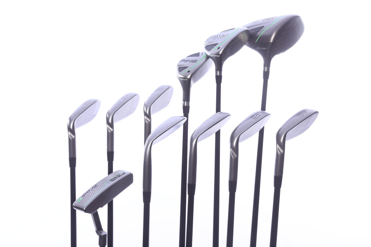 Used Ping Prodi G Kids Set - Right-Handed - DR, FW, HY, 6-PW, 52*, 56*, Putter - Junior Flex
