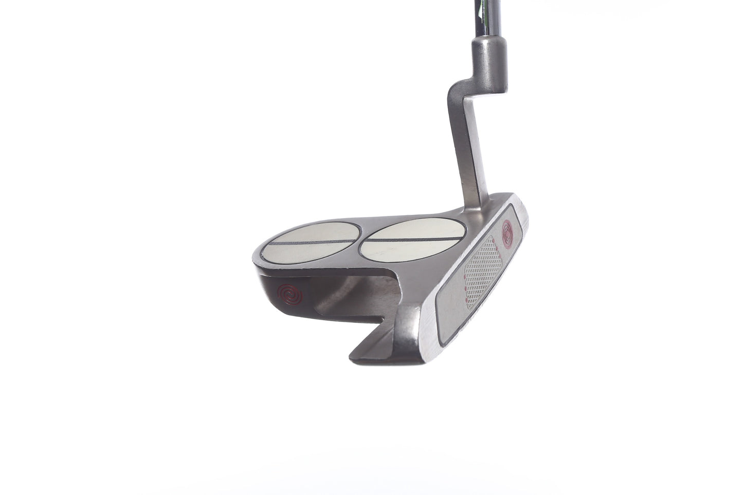 Used Odyssey White Ice 2-Ball Blade Lined Putter - Right-Handed - 35 in - Mallet-Next Round