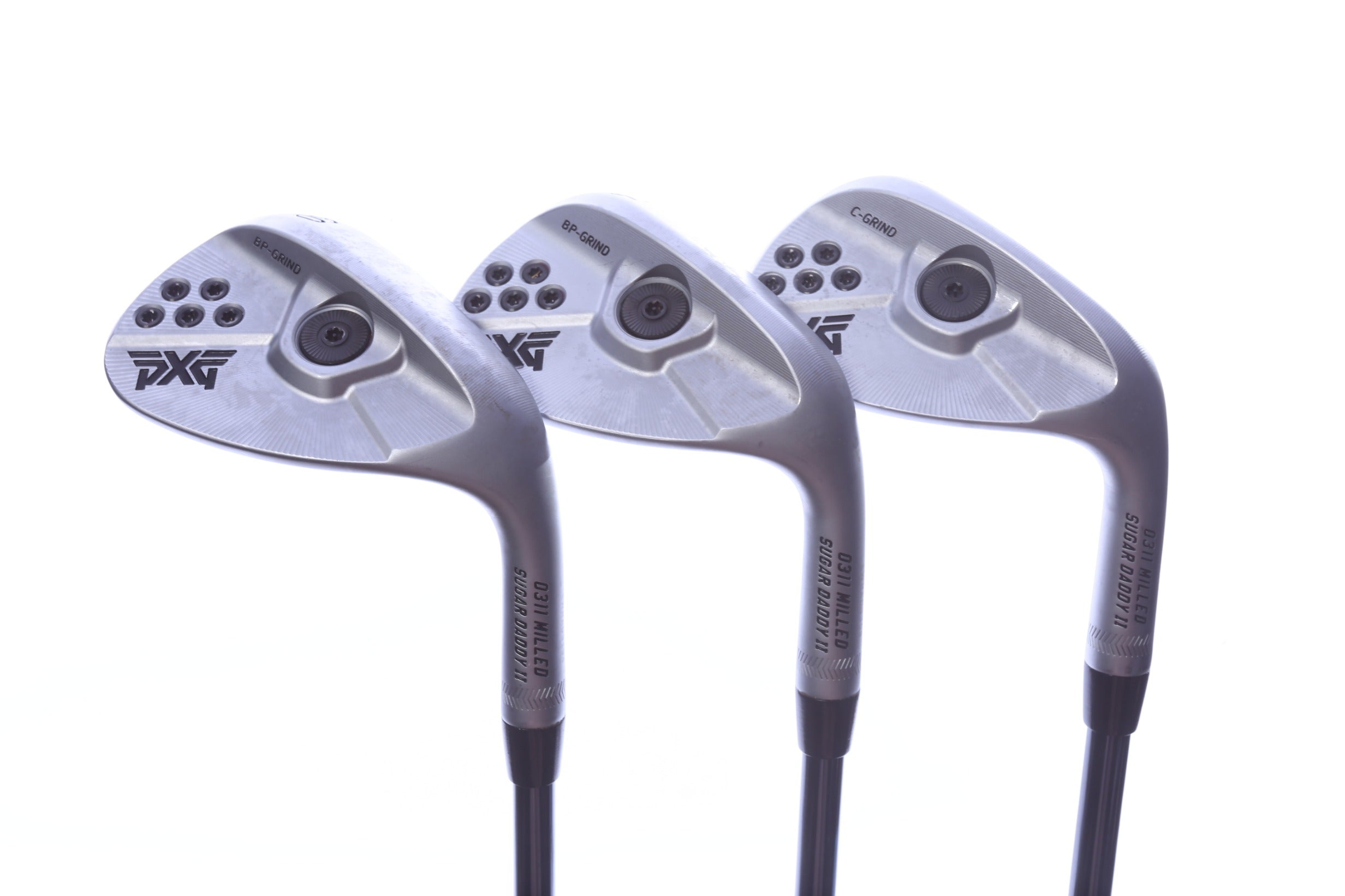 Used PXG 0311 Sugar Daddy II Wedge Set - Right-Handed - 50*, 54*, 60* - Seniors Flex