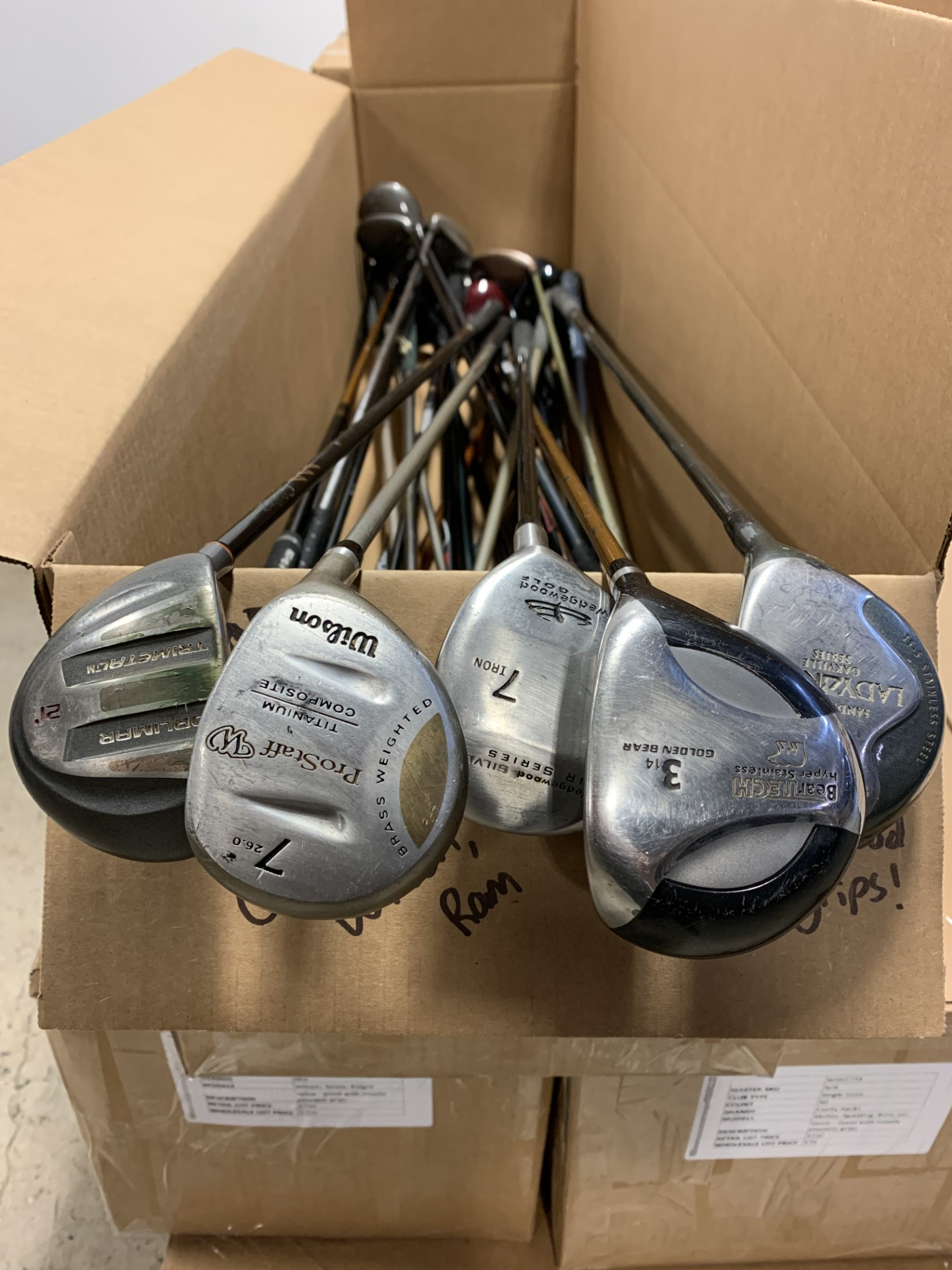 Wholesale Lot of 30 Assorted Fairway Woods. Orlimar, Wilson, Ram-Next Round