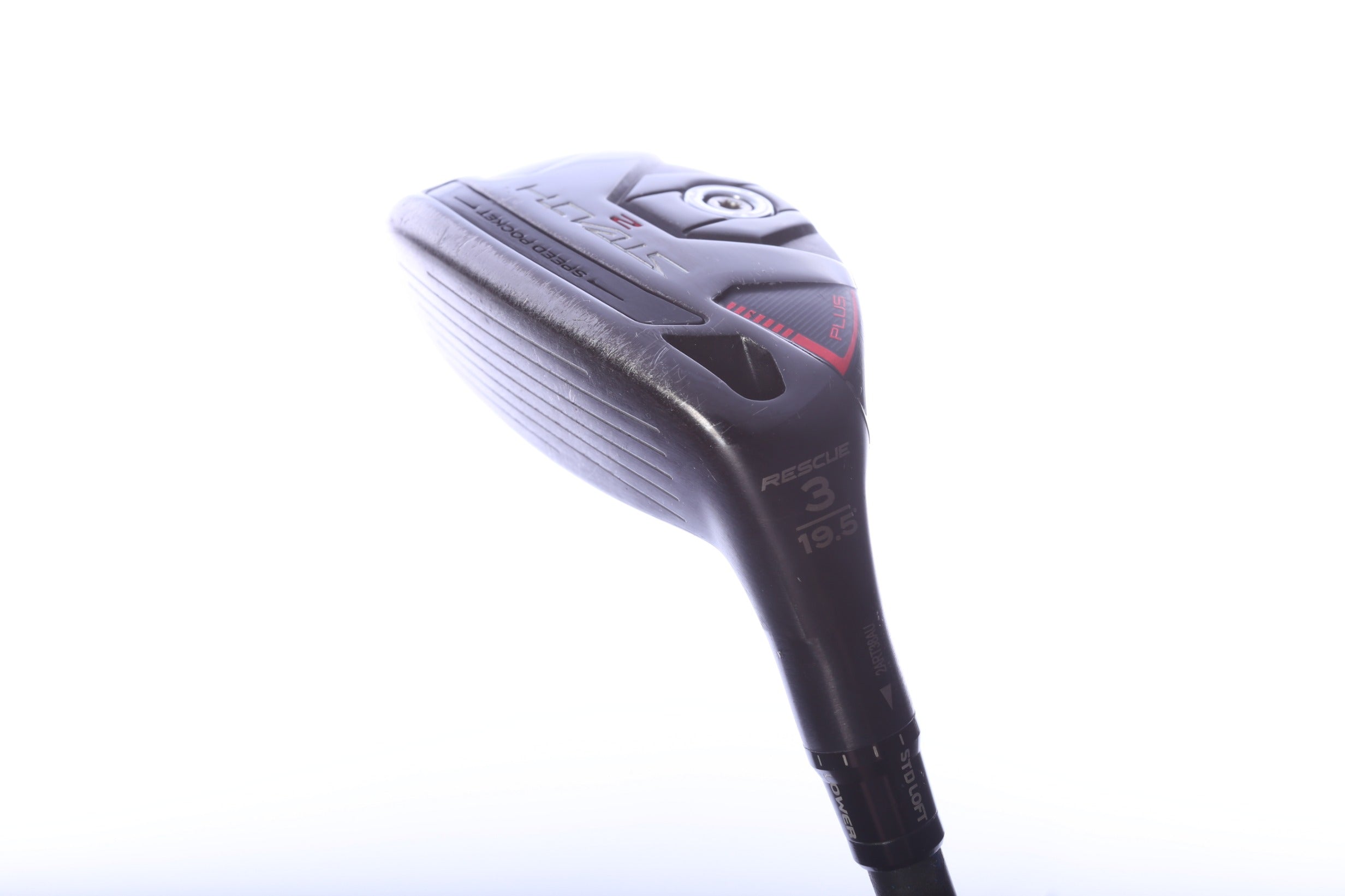 Used TaylorMade STEALTH 2 PLUS Rescue 3H Hybrid - Left-Handed - 19.5 Degrees - Stiff Flex