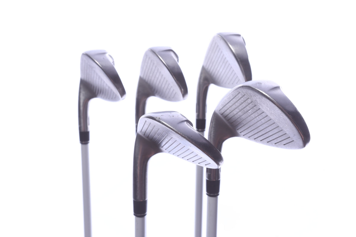 Used TaylorMade SIM2 MAX OS Iron Set - Right-Handed - 7-PW, SW - Ladies Flex
