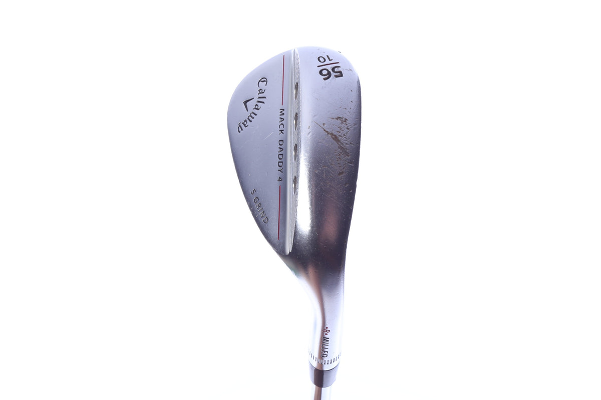 Used Callaway Mack Daddy Forged Satin Chrome Sand Wedge - Right-Handed - 56 Degrees - Stiff Flex