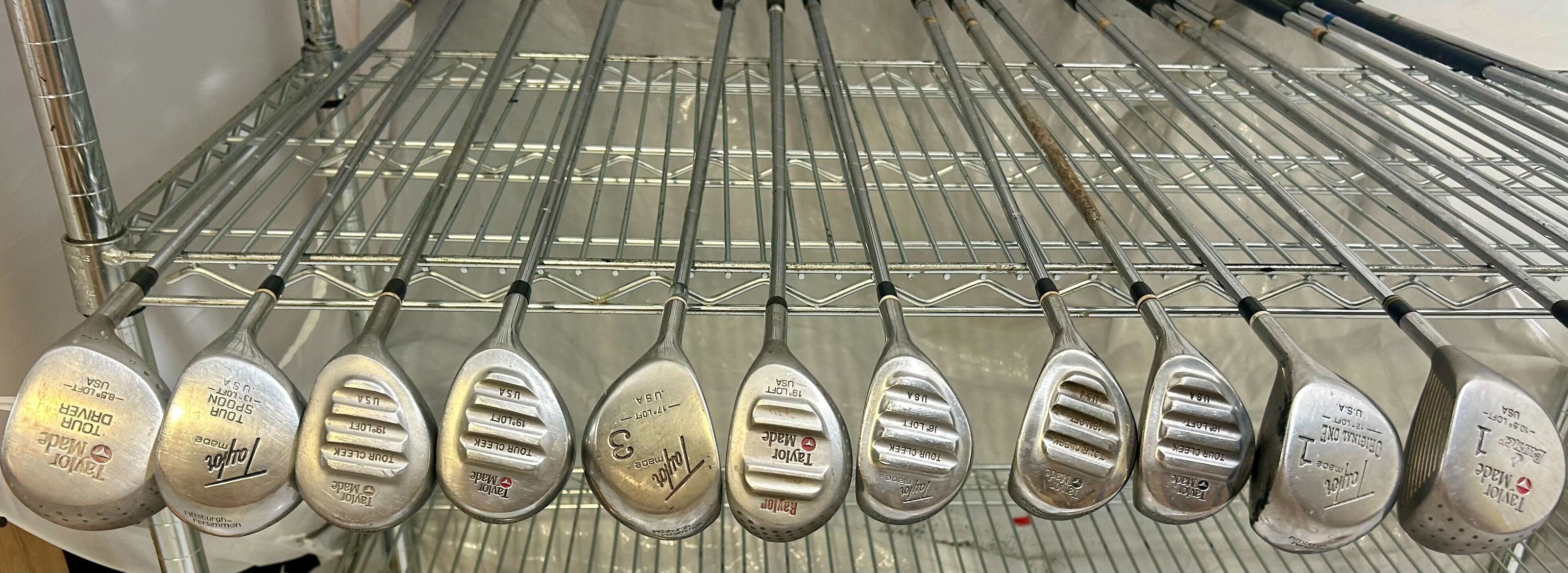 Wholesale Lot of 35 Golf Clubs - Taylormade Assorted Drivers and Fairway Woods-Next Round