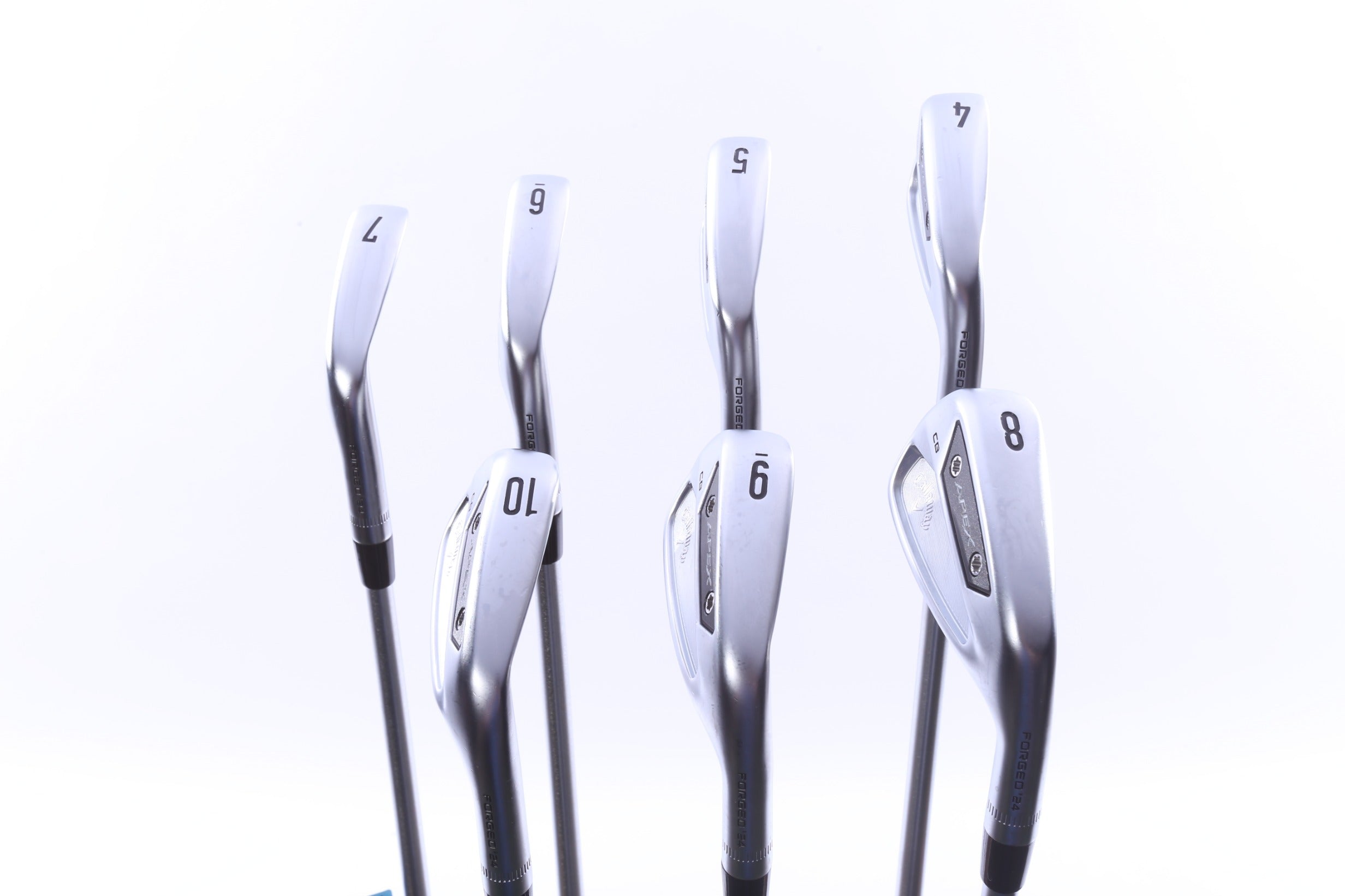 Used Callaway Apex CB 24 Iron Set - Right-Handed - 4-10 (PW) - Stiff Flex-Next Round