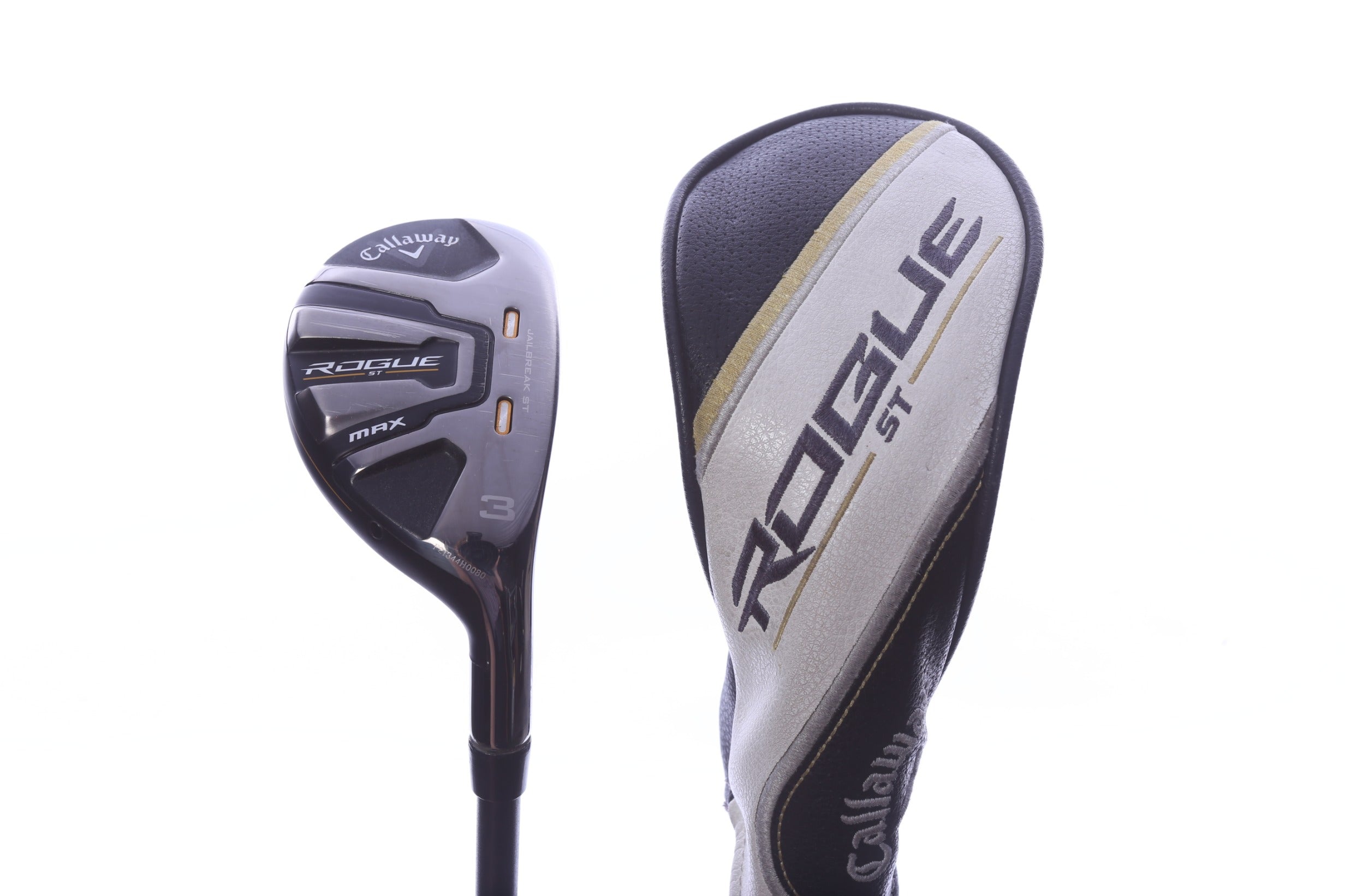 Used Callaway Rogue ST Max 24 3H Hybrid - Right-Handed - 18 Degrees - Regular Flex
