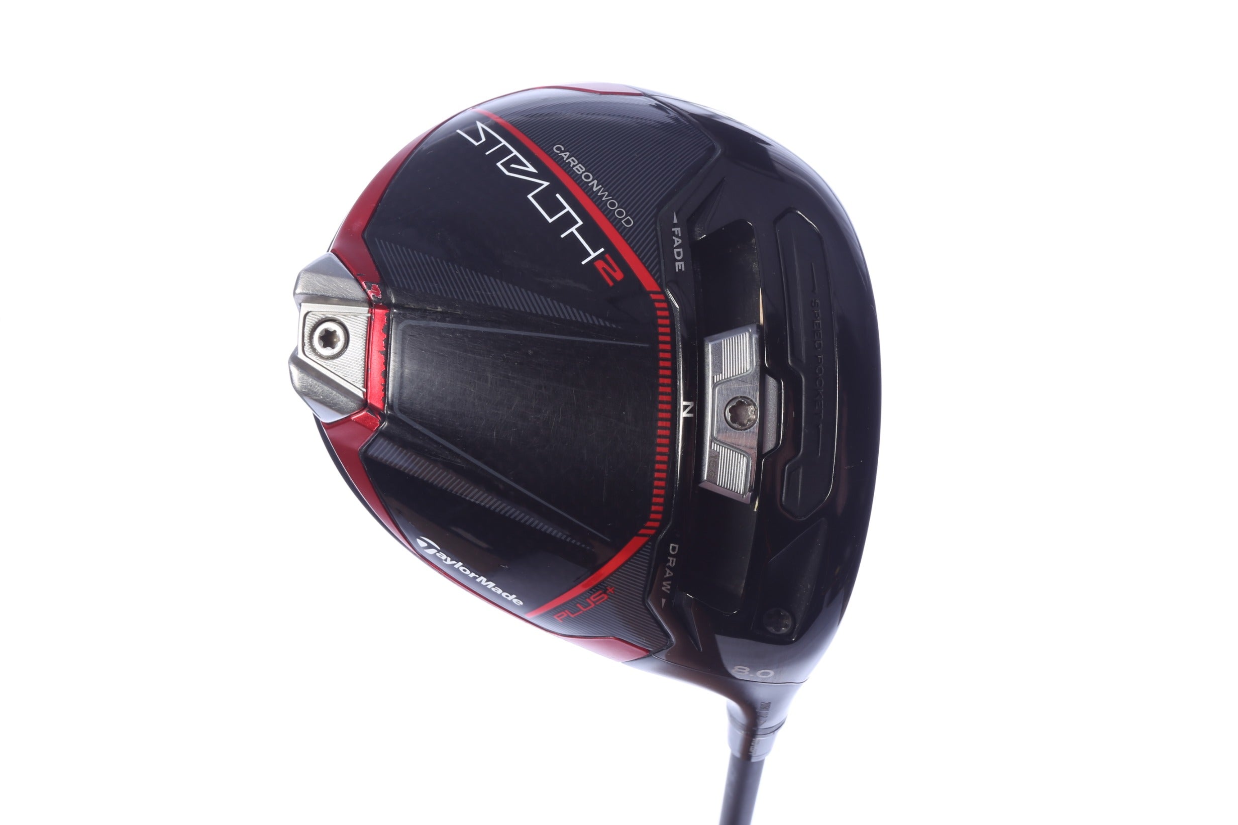 Used TaylorMade STEALTH 2 PLUS Driver - 8 Degrees - Stiff Flex Mitsubishi Kaili White Darkwaves - Right-Handed