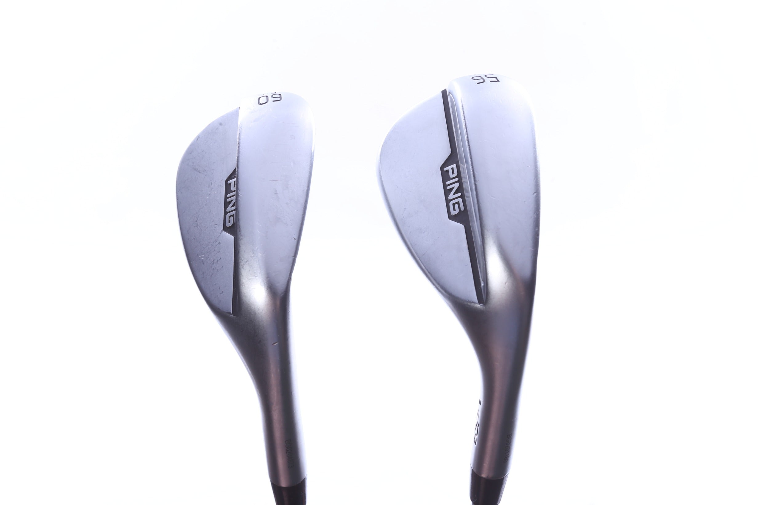 Used Ping s159 Chrome Wedge Set - Right-Handed - 56*, 60* - Stiff Flex-Next Round