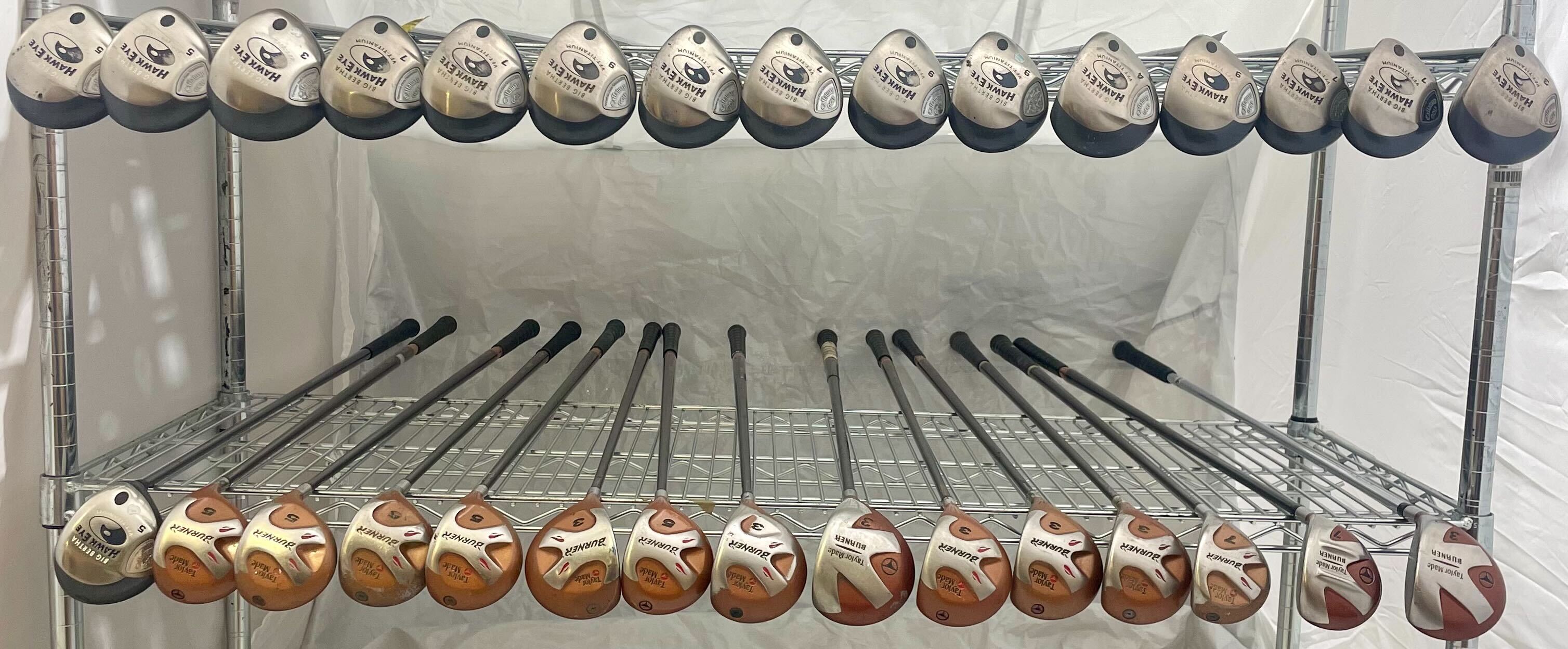 Wholesale Lot of 30 Callaway VFT and TaylorMade Fairway Woods-Next Round
