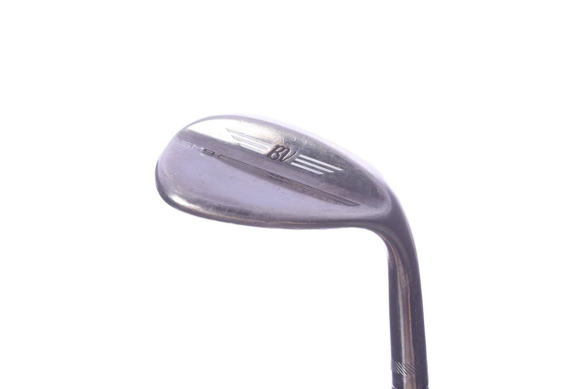 Used Titleist Vokey SM9 Brushed Steel Lob Wedge - Right-Handed - 58 Degrees - Regular Flex-Next Round