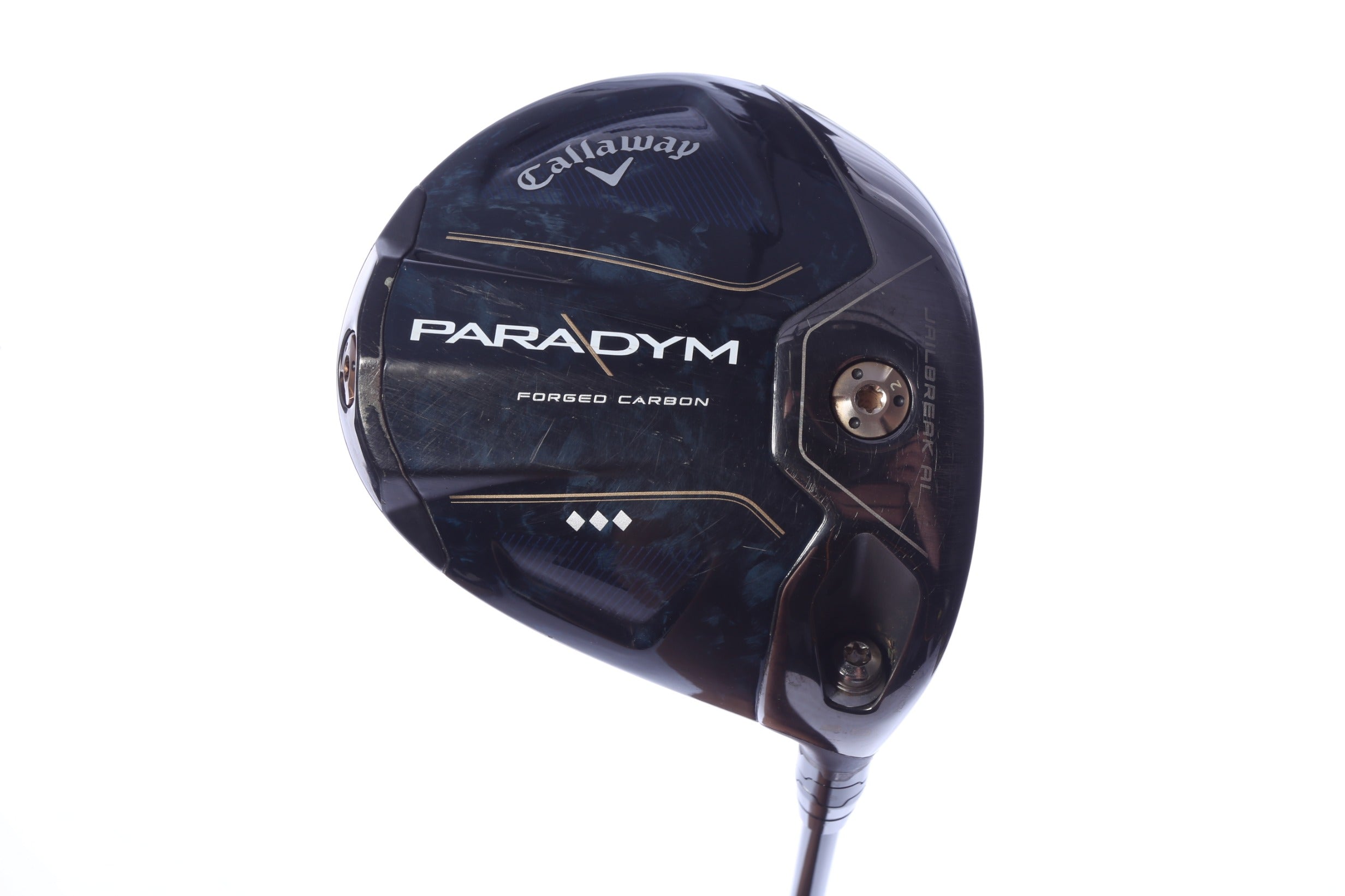 Used Callaway Paradym Triple Diamond Driver - 9 Degrees - Stiff Flex Mitsubishi Kai'li White - Right-Handed