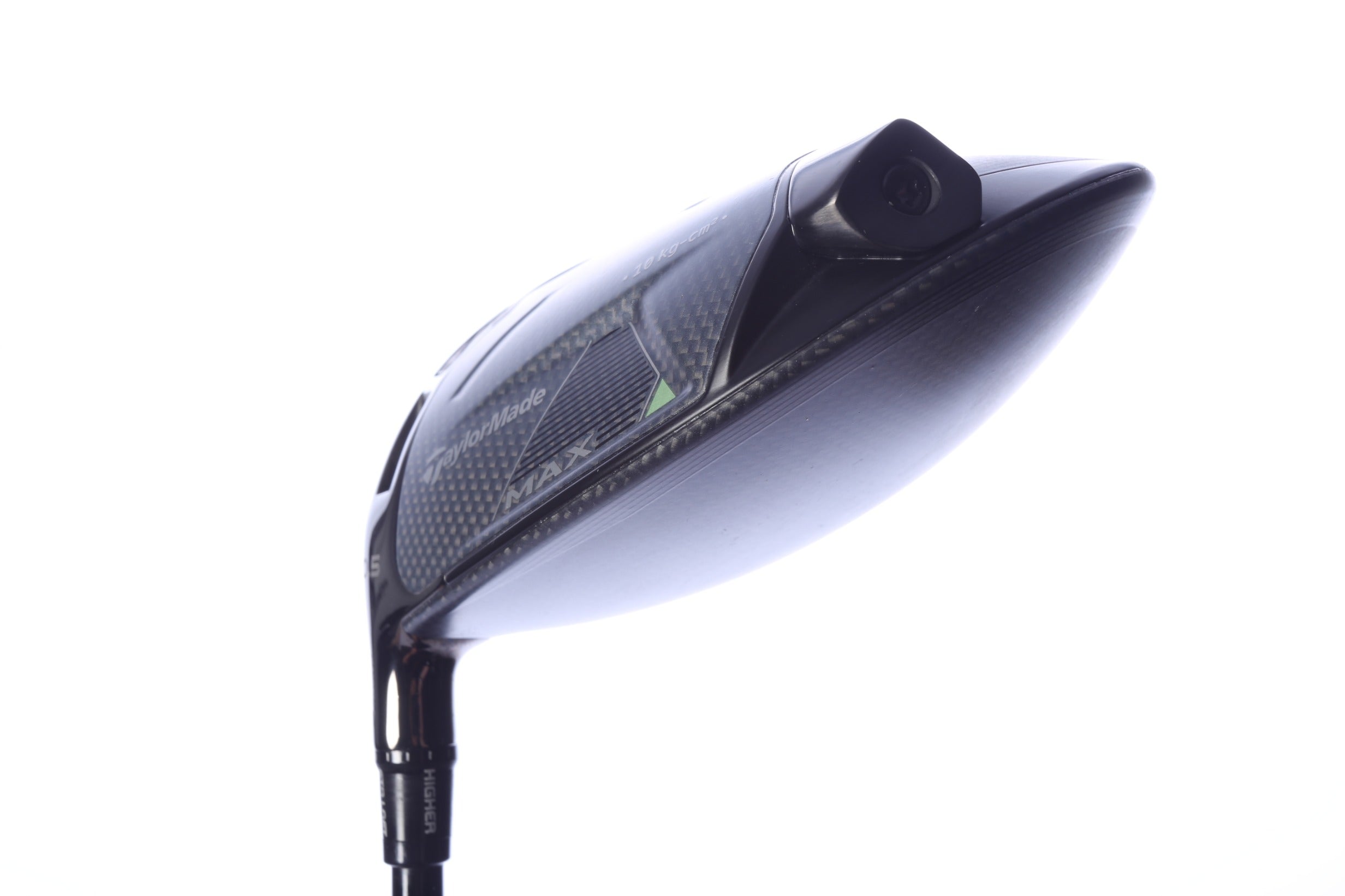 Used TaylorMade Qi35 MAX Driver - 10.5 Degrees - Stiff Flex Project X HZRDUS Smoke Red RDX - Left-Handed