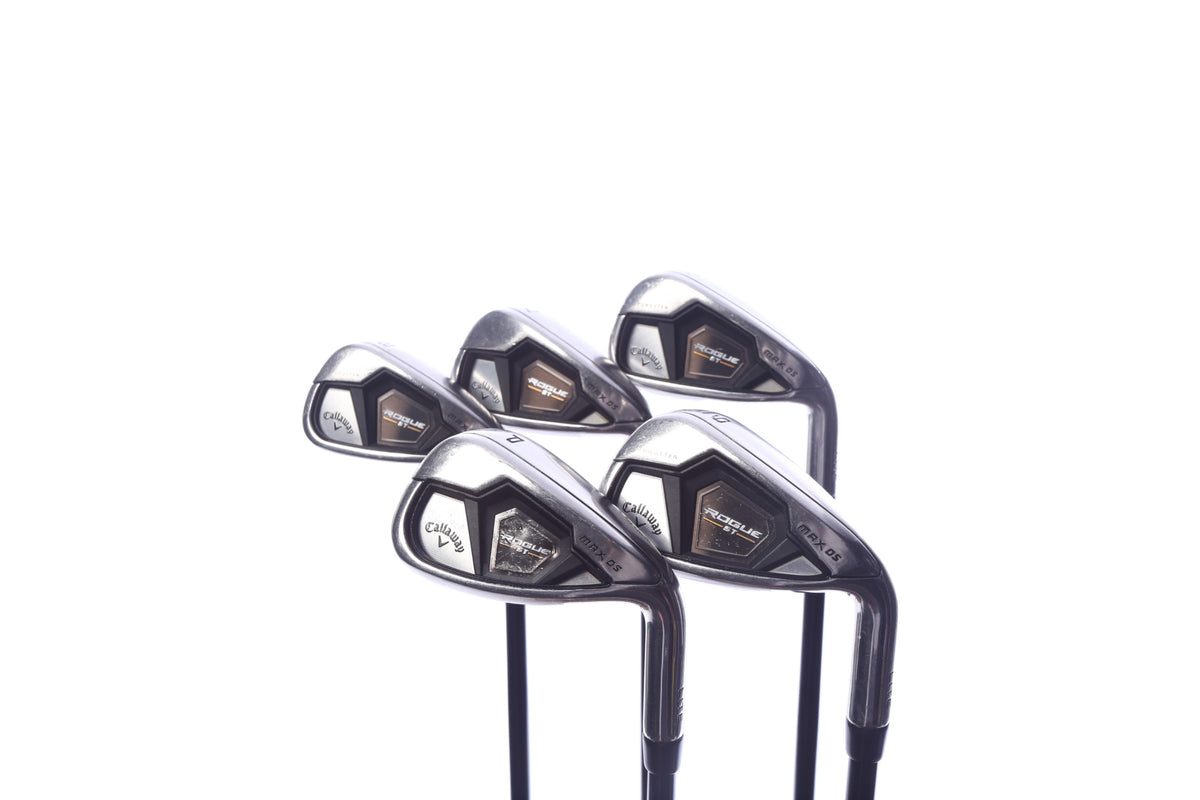 Used Callaway Rogue ST MAX OS Iron Set - Right-Handed - 6-PW - Regular Flex
