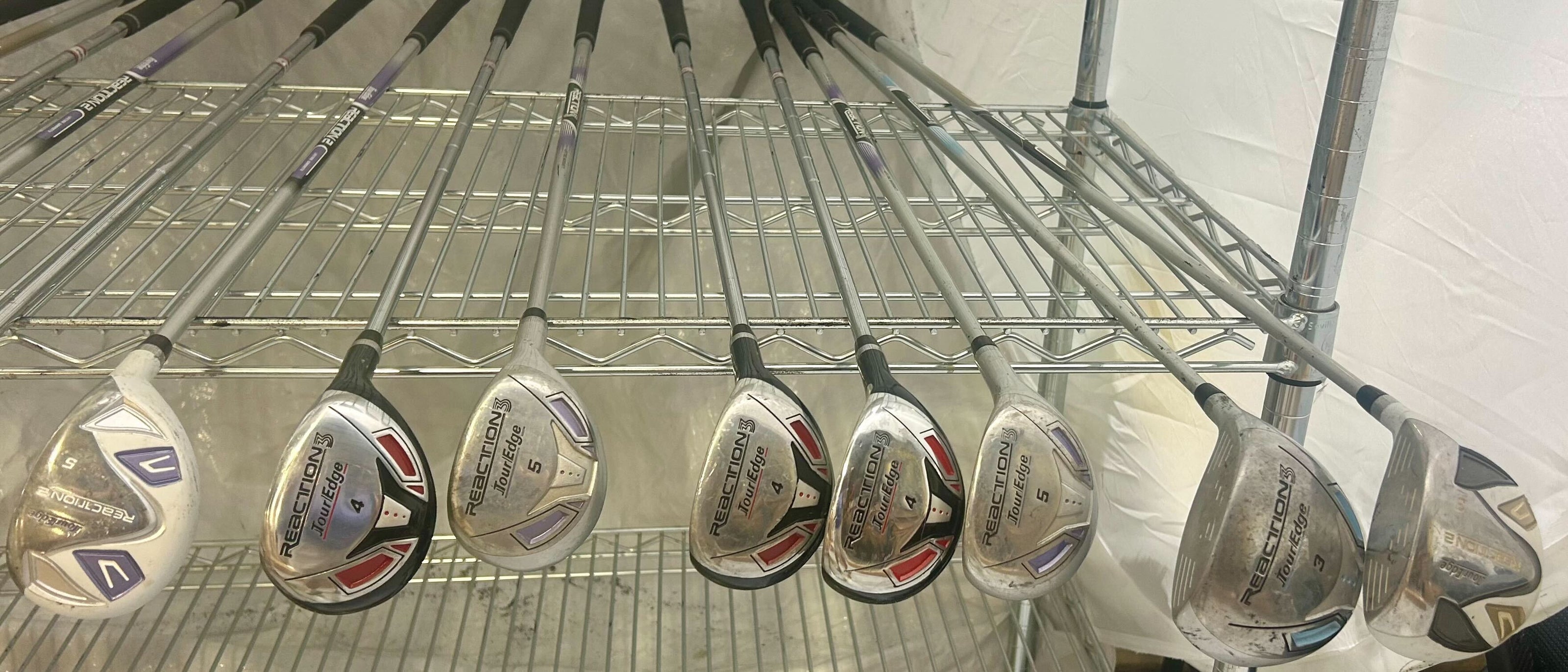Wholesale Lot of 30 Golf Clubs - Assorted Tour Edge Fairway Woods and Hybrids-Next Round