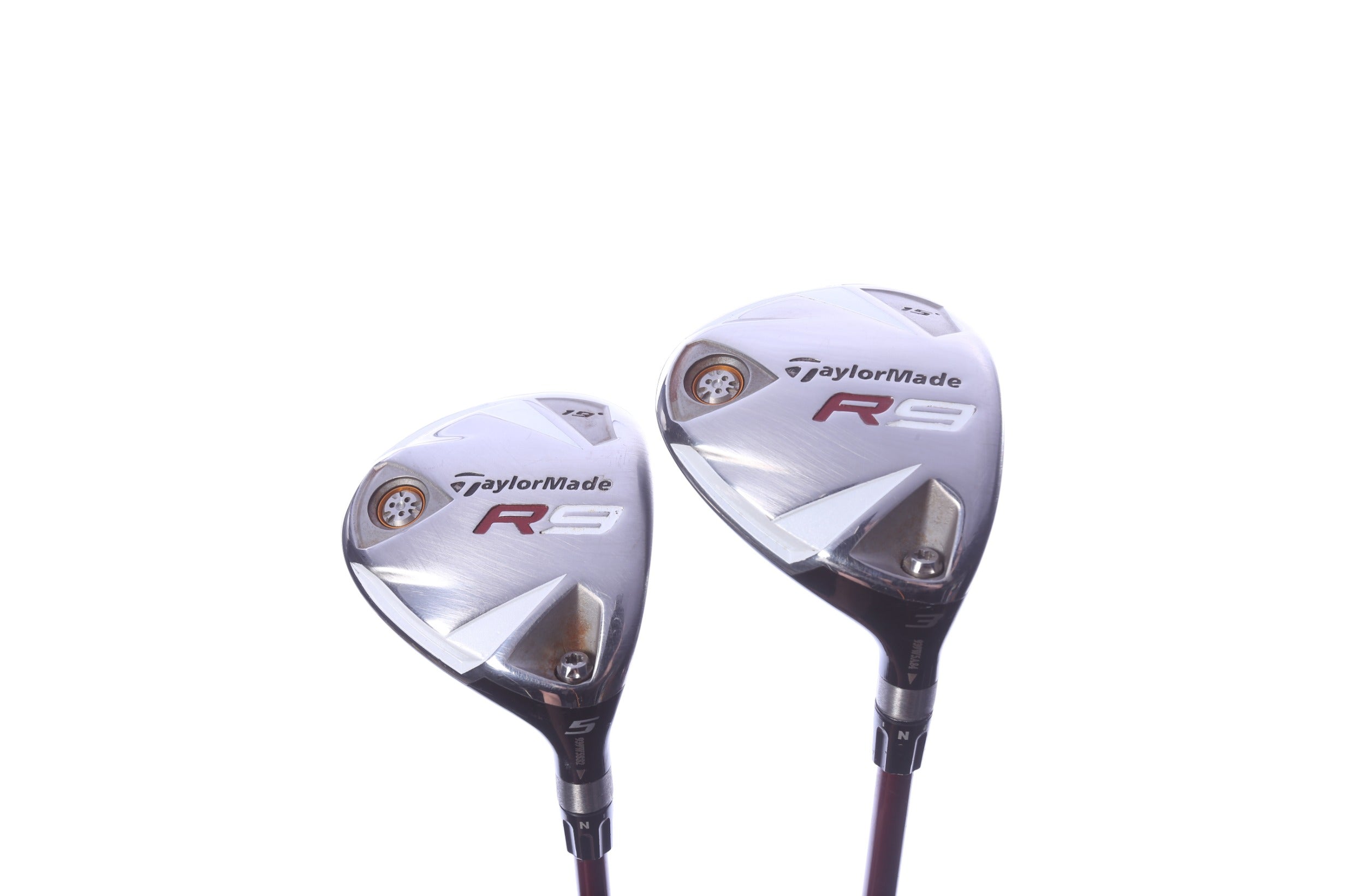 Used TaylorMade R9 Wood Set - Right-Handed - 3W, 5W - Regular Flex