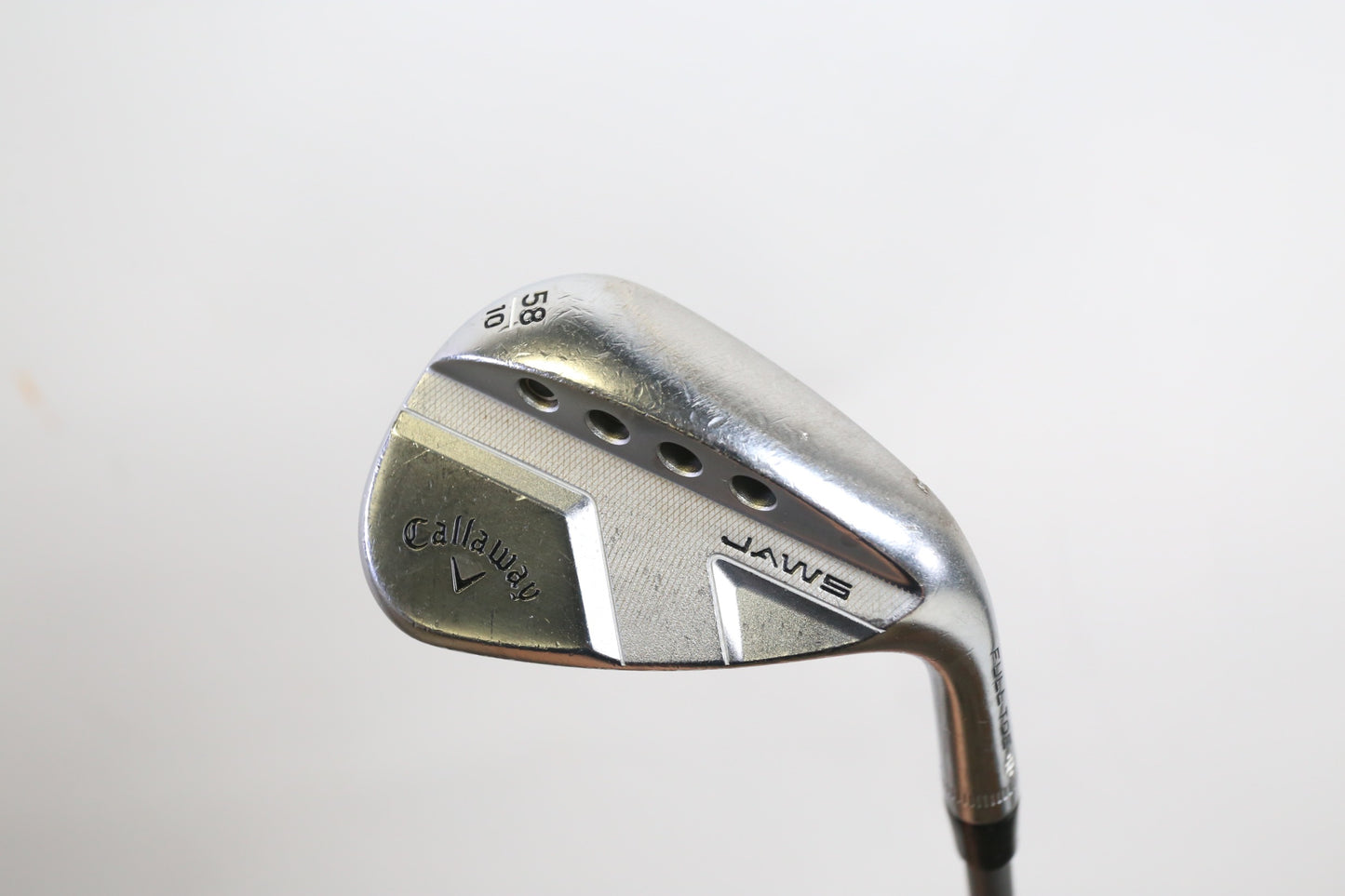 Used Callaway JAWS Full Toe Chrome Lob Wedge - Right-Handed - 58 Degrees - Stiff Flex
