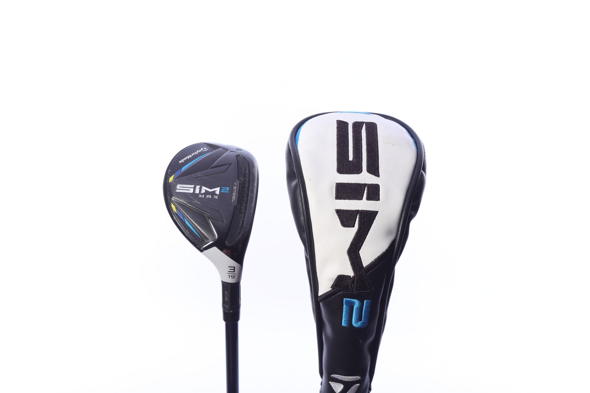 Used TaylorMade SIM2 MAX Rescue 3H Hybrid - Right-Handed - 19 Degrees - Regular Flex