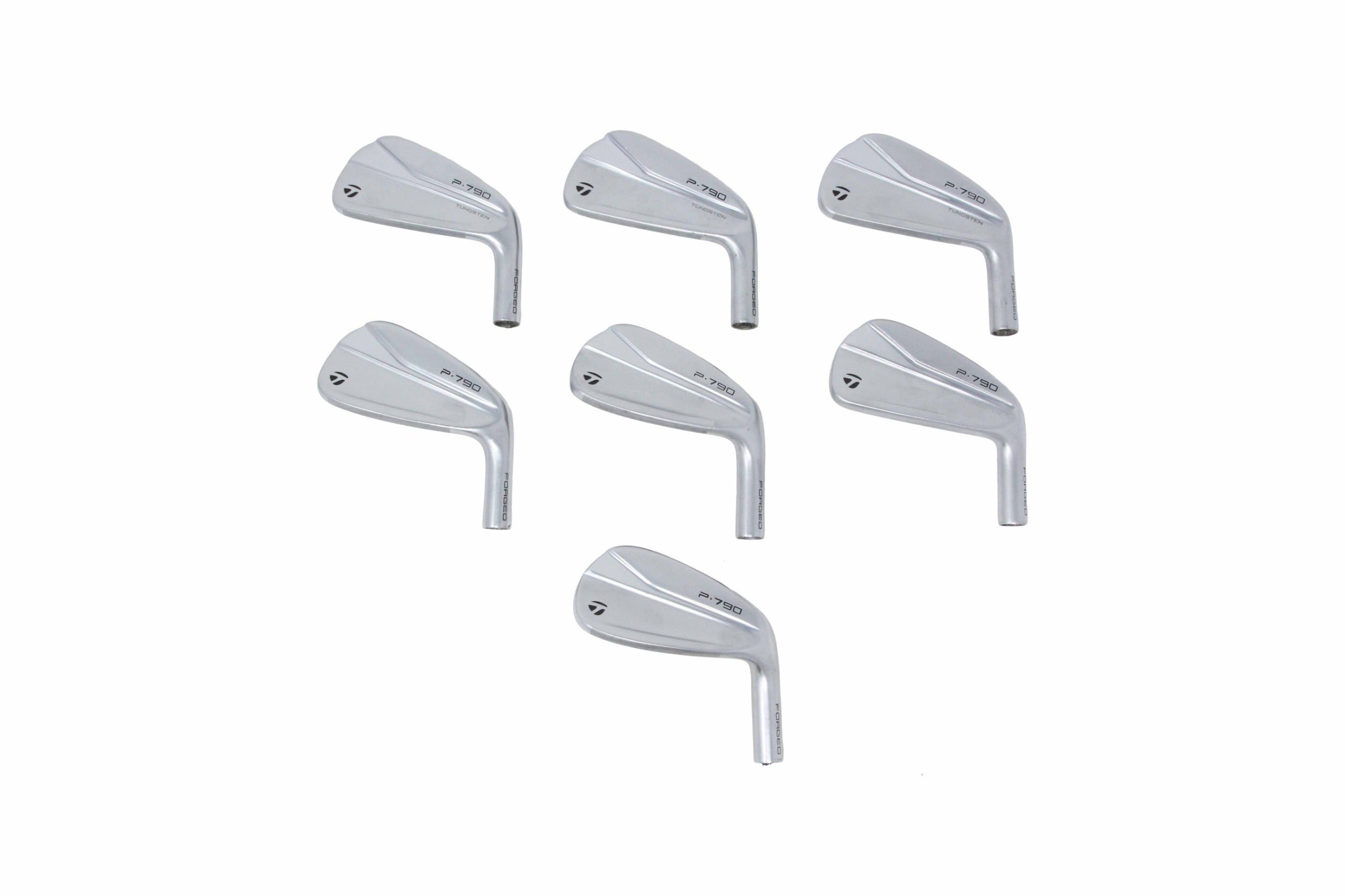 Used TaylorMade 2021 P790 Iron Set - HEAD ONLY - Right-Handed - 4-PW