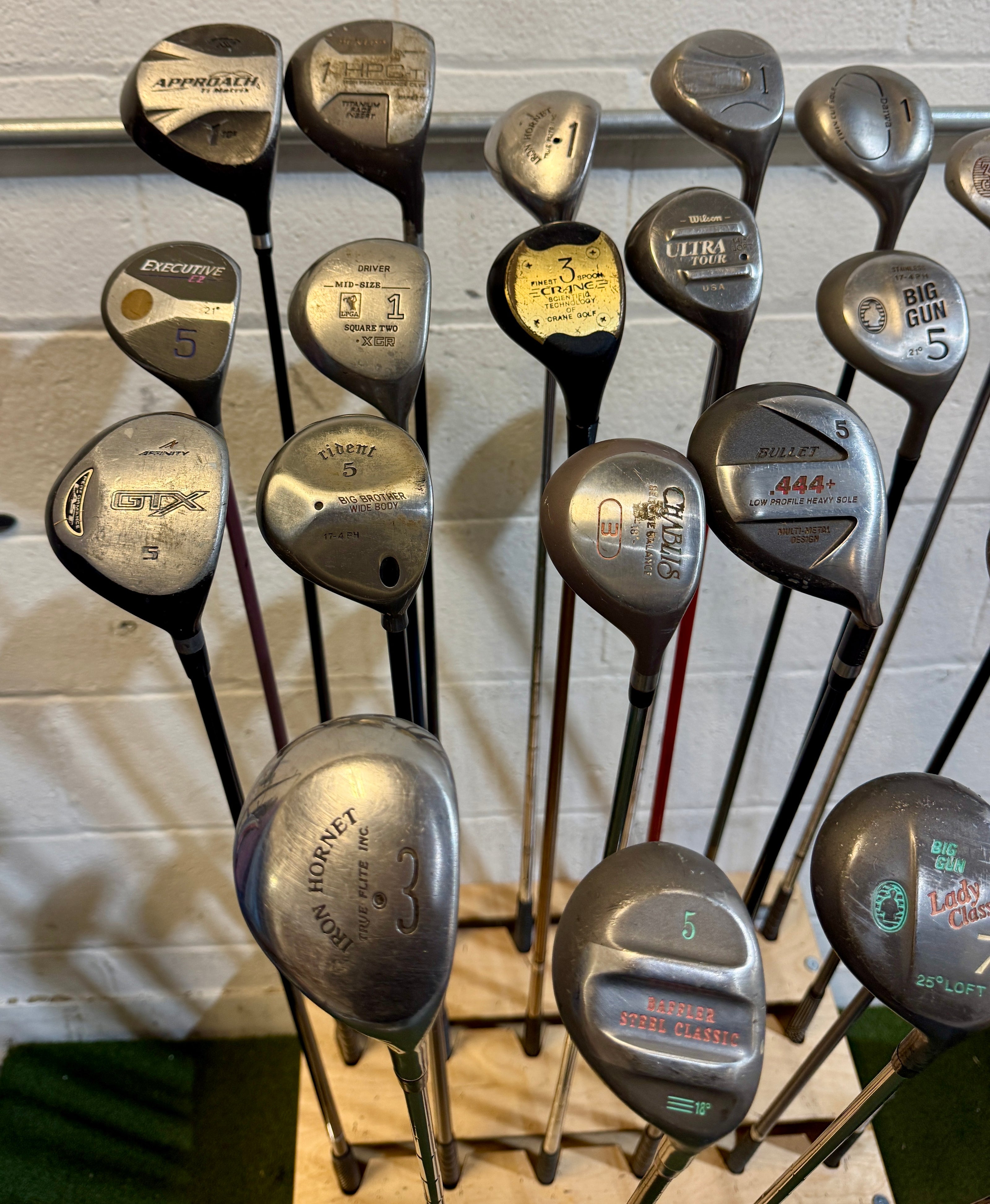 Wholesale Lot of 45 Golf Clubs - Assorted Fairway Woods - RH/LH - Mixed Flexes-Next Round
