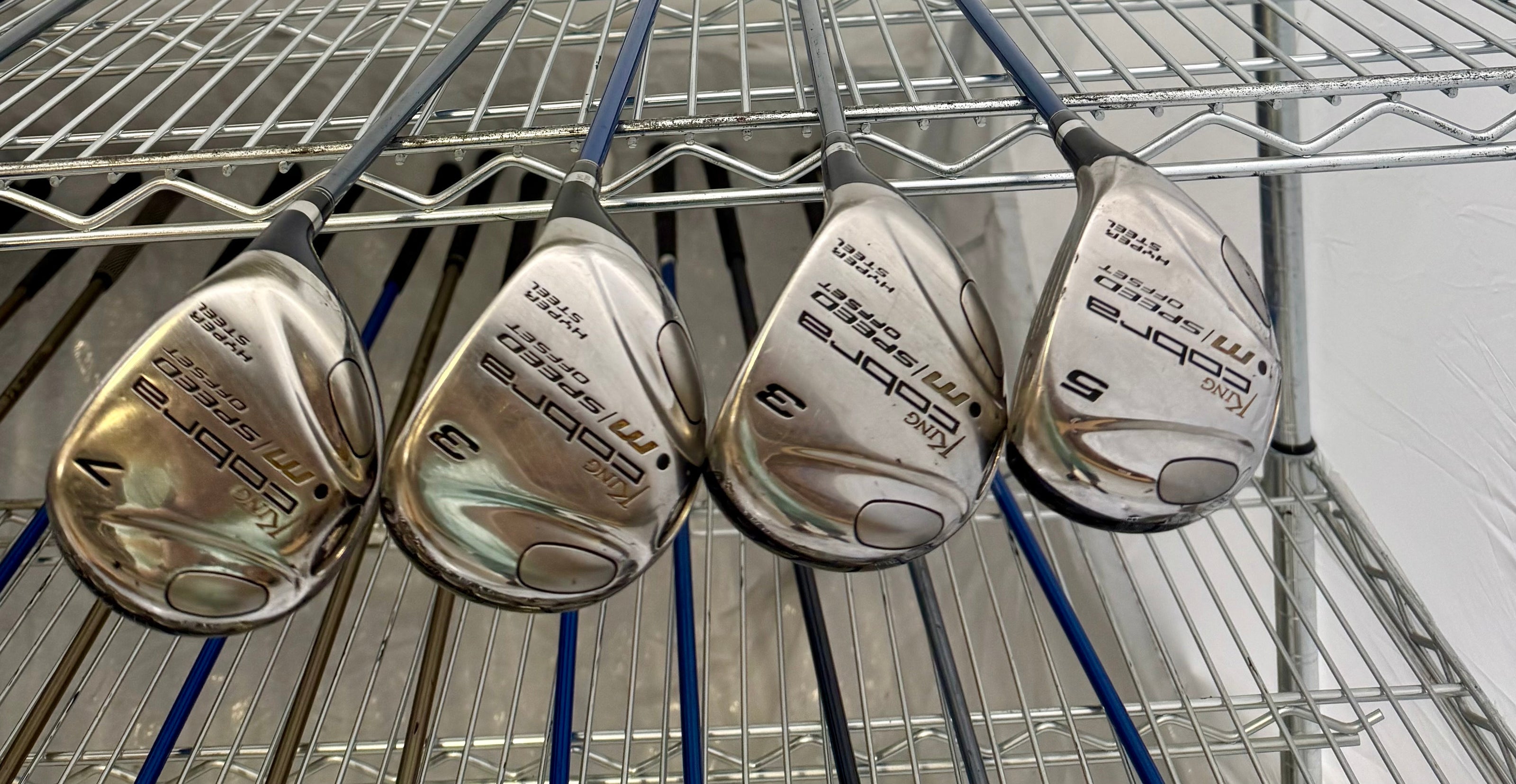 Wholesale Lot of 30 Golf Clubs - Cobra Speed offset & SZ Fairway Woods-Next Round